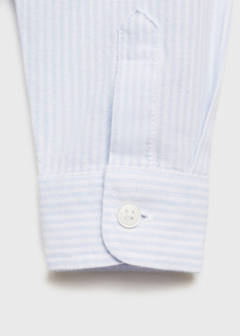 Striped Oxford shirt — Sky Blue 6