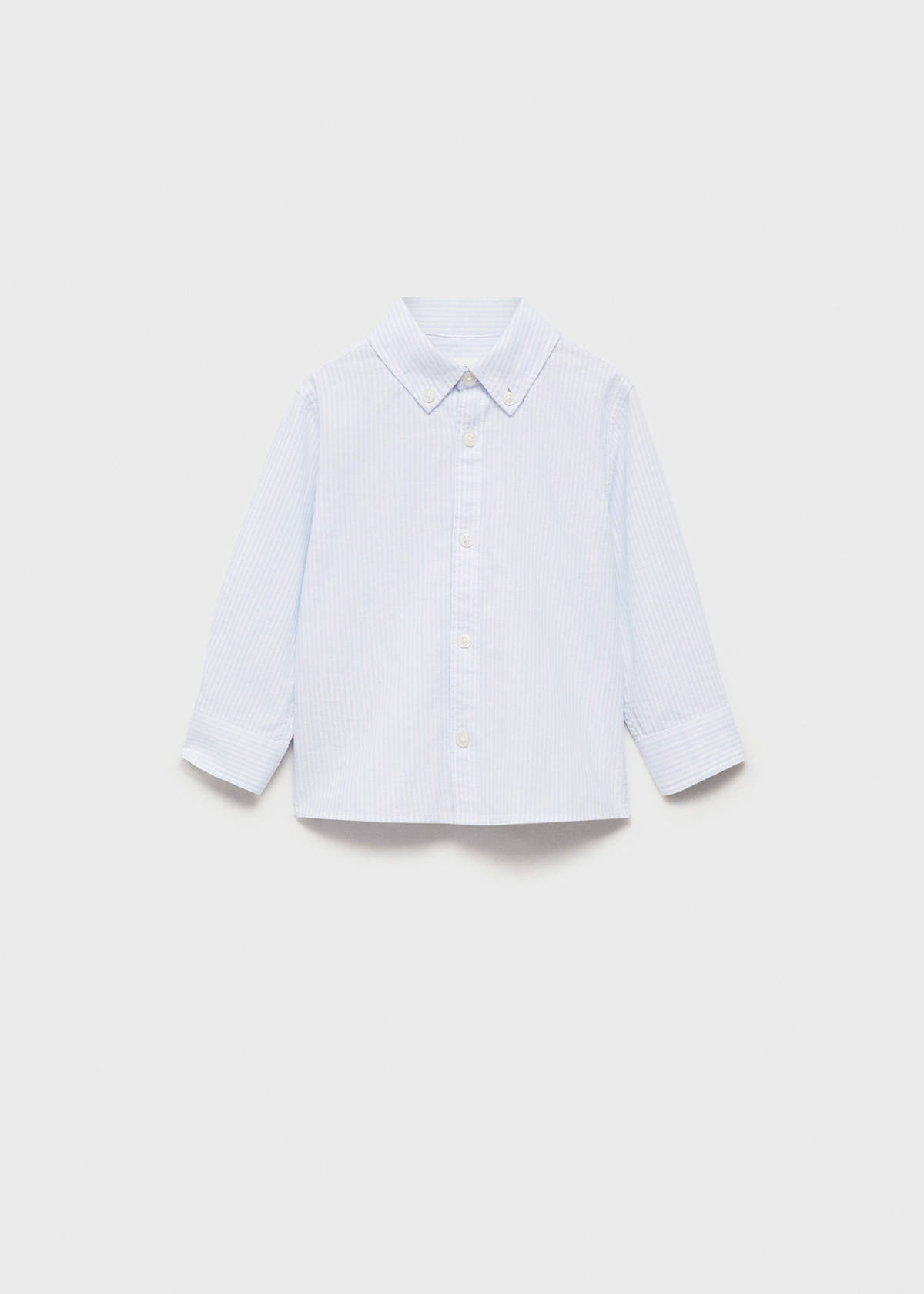 Striped Oxford shirt — Sky Blue
