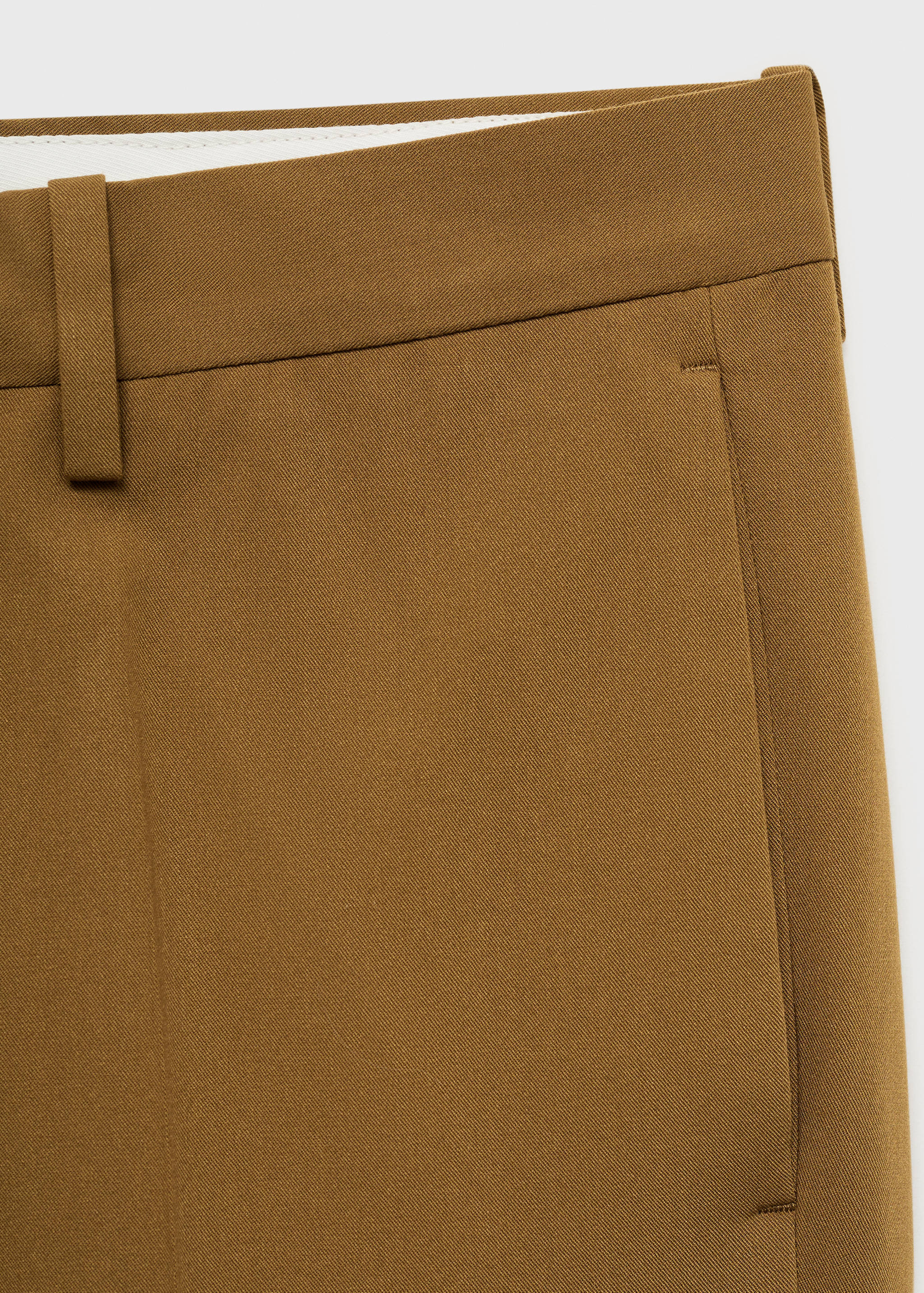 Stretch fabric super slim-fit suit trousers - Details of the article 8