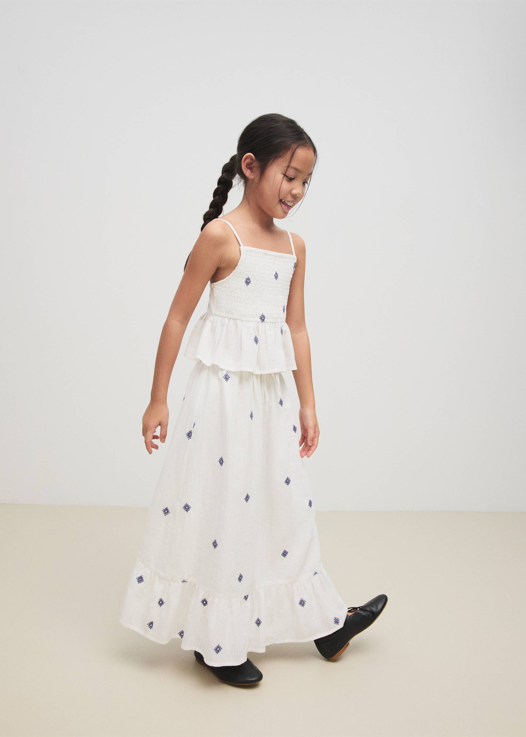 Jupe détails brodés - Plan général