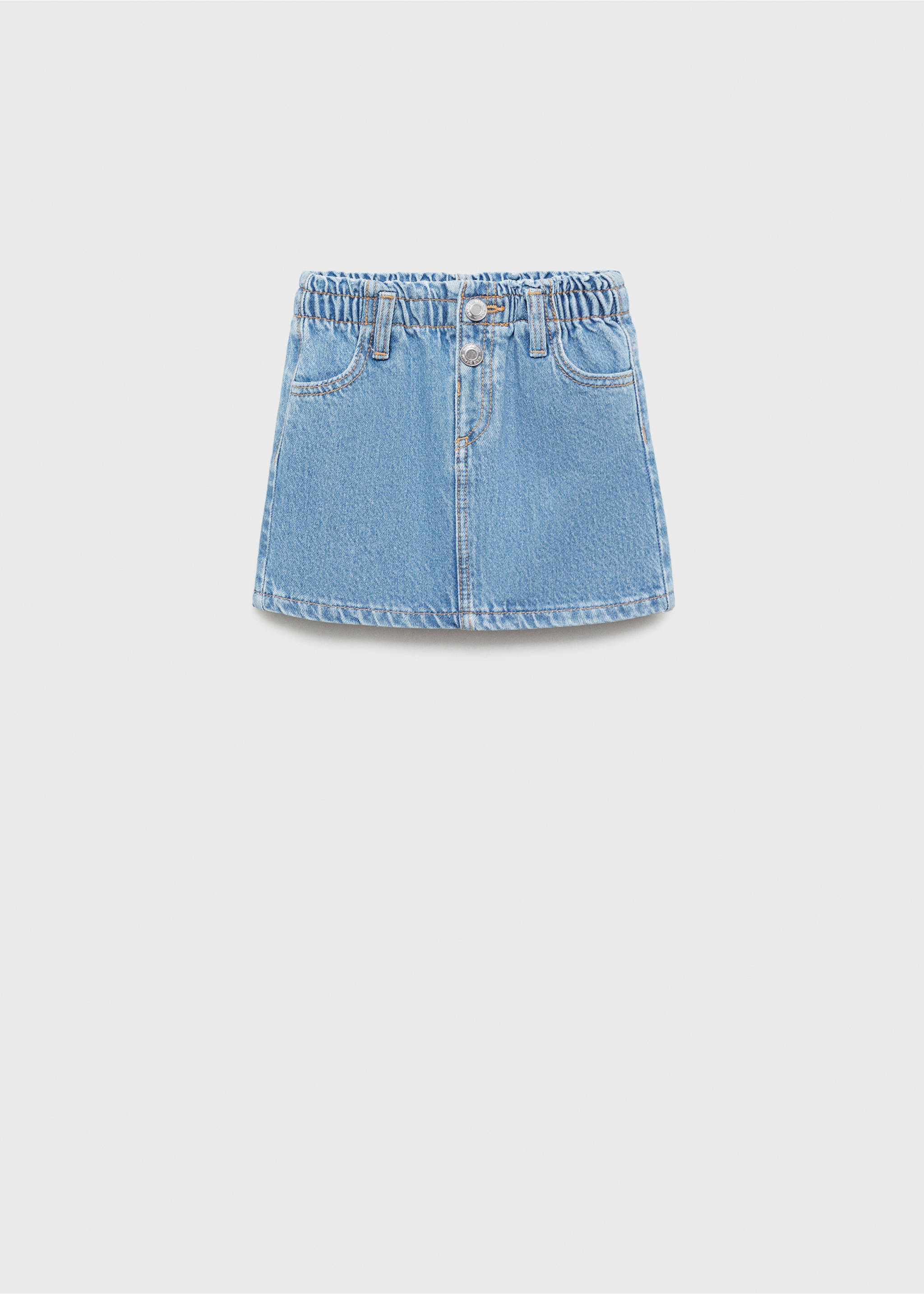 Denim skirt - Article without model, Medium Blue. Ref: 87040626-00.
