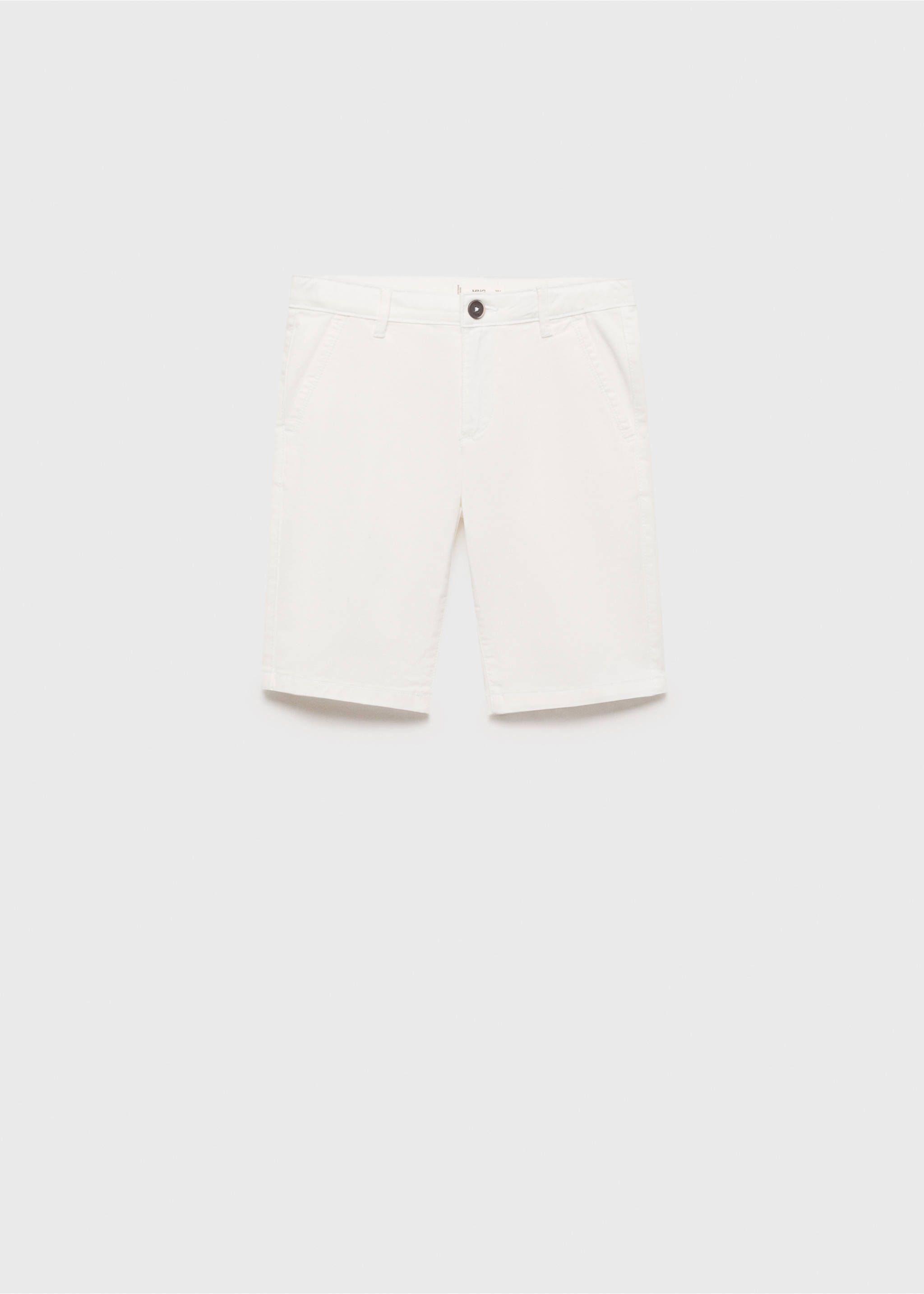 Bermudas slim fit chino algodón - Artículo sin modelo, Blanco. Ref: 87040627-00.