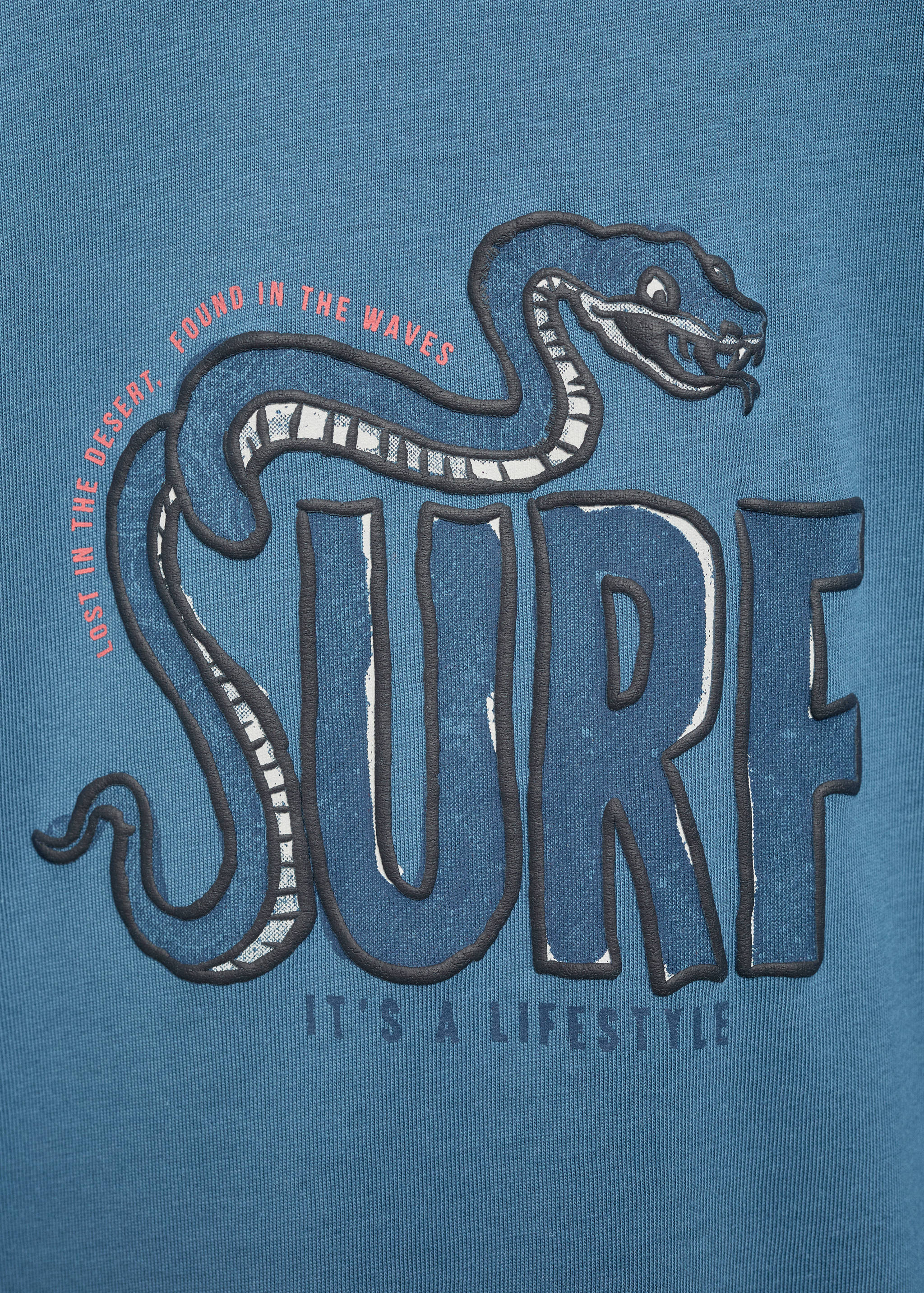 Printed cotton-blend t-shirt - Details of the article 8