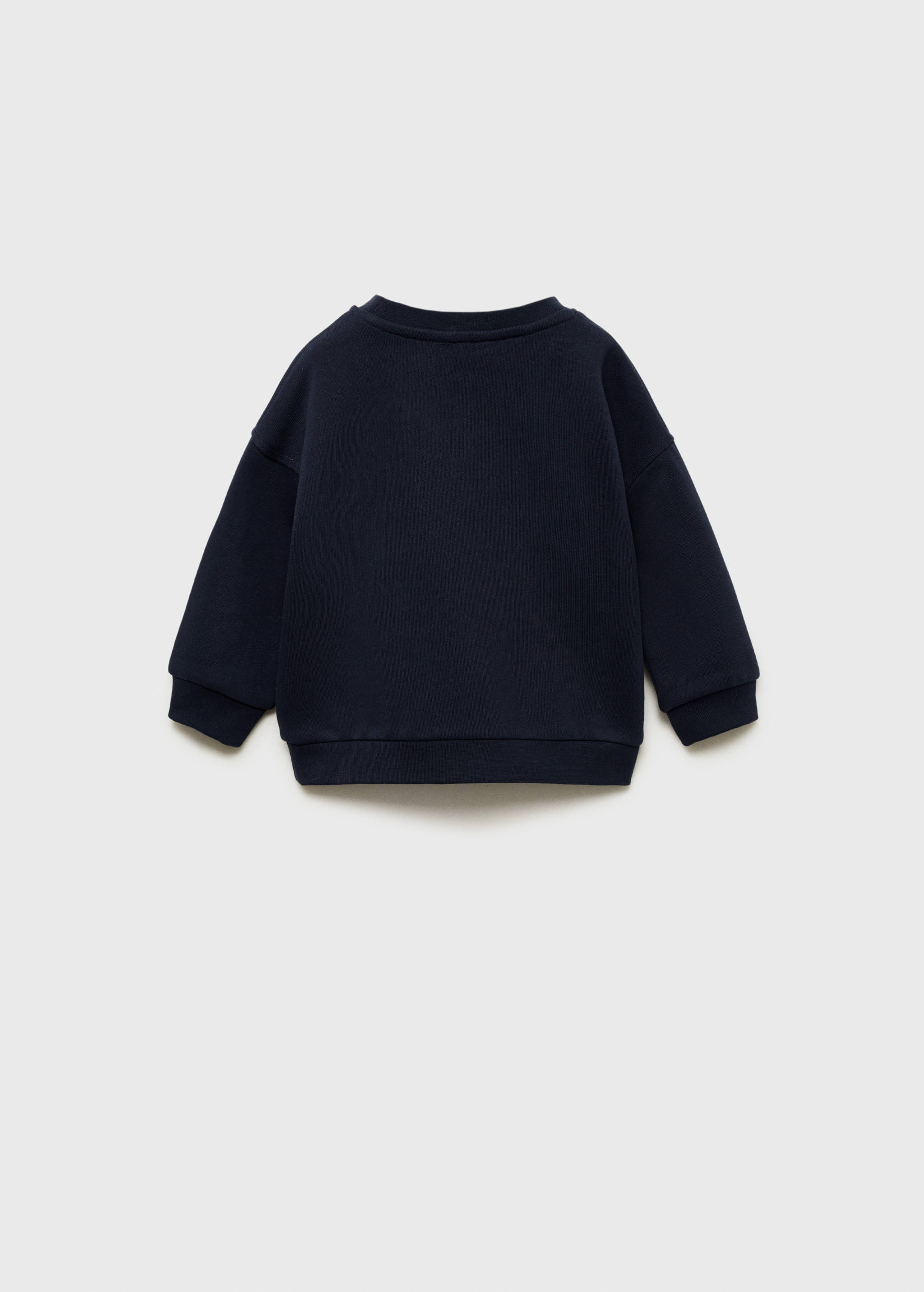 Sudadera algodón bolsillo - Reverso del artículo