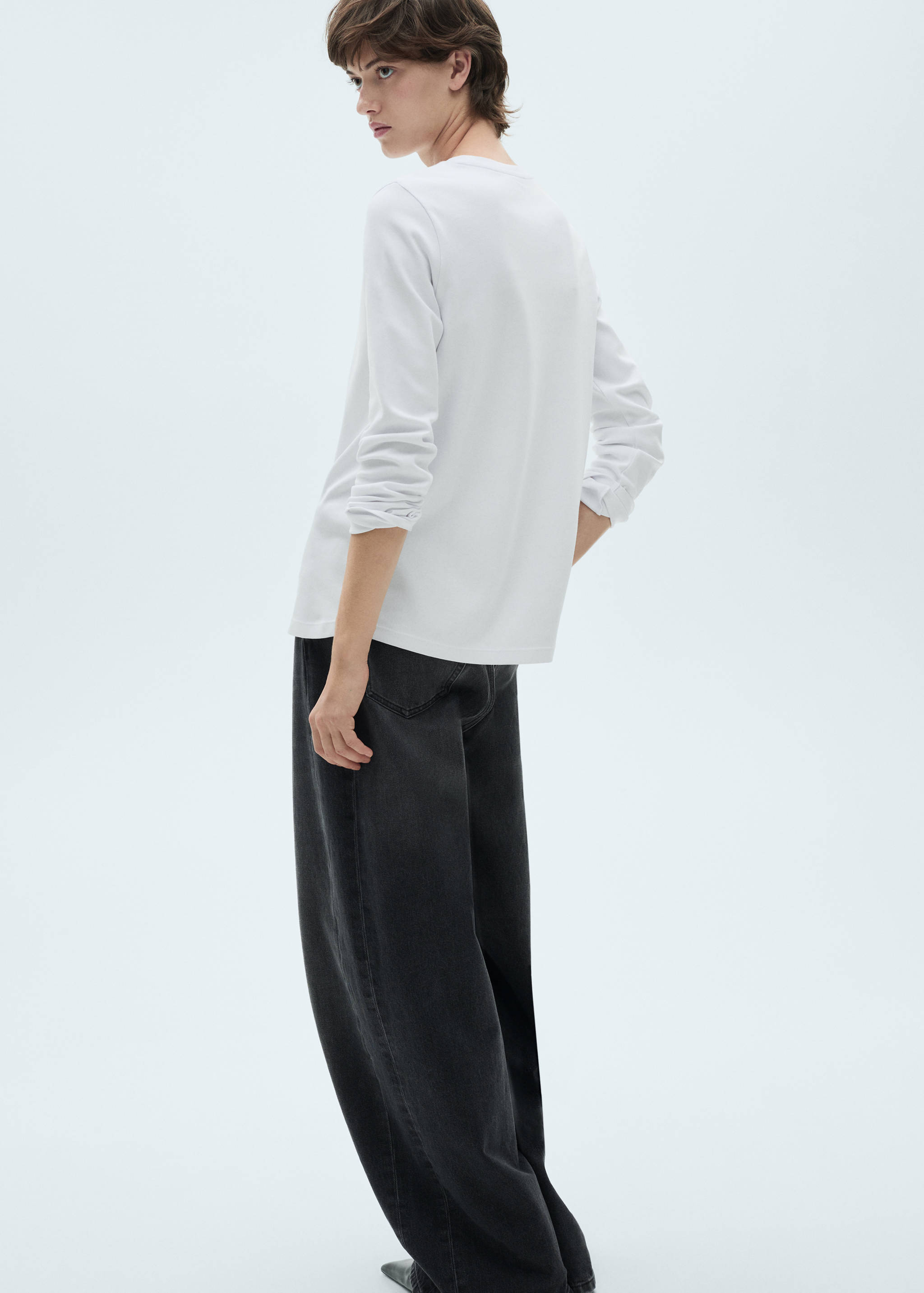 Cotton maternity t-shirt - Reverse of the article