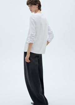 Cotton maternity t-shirt — White 3