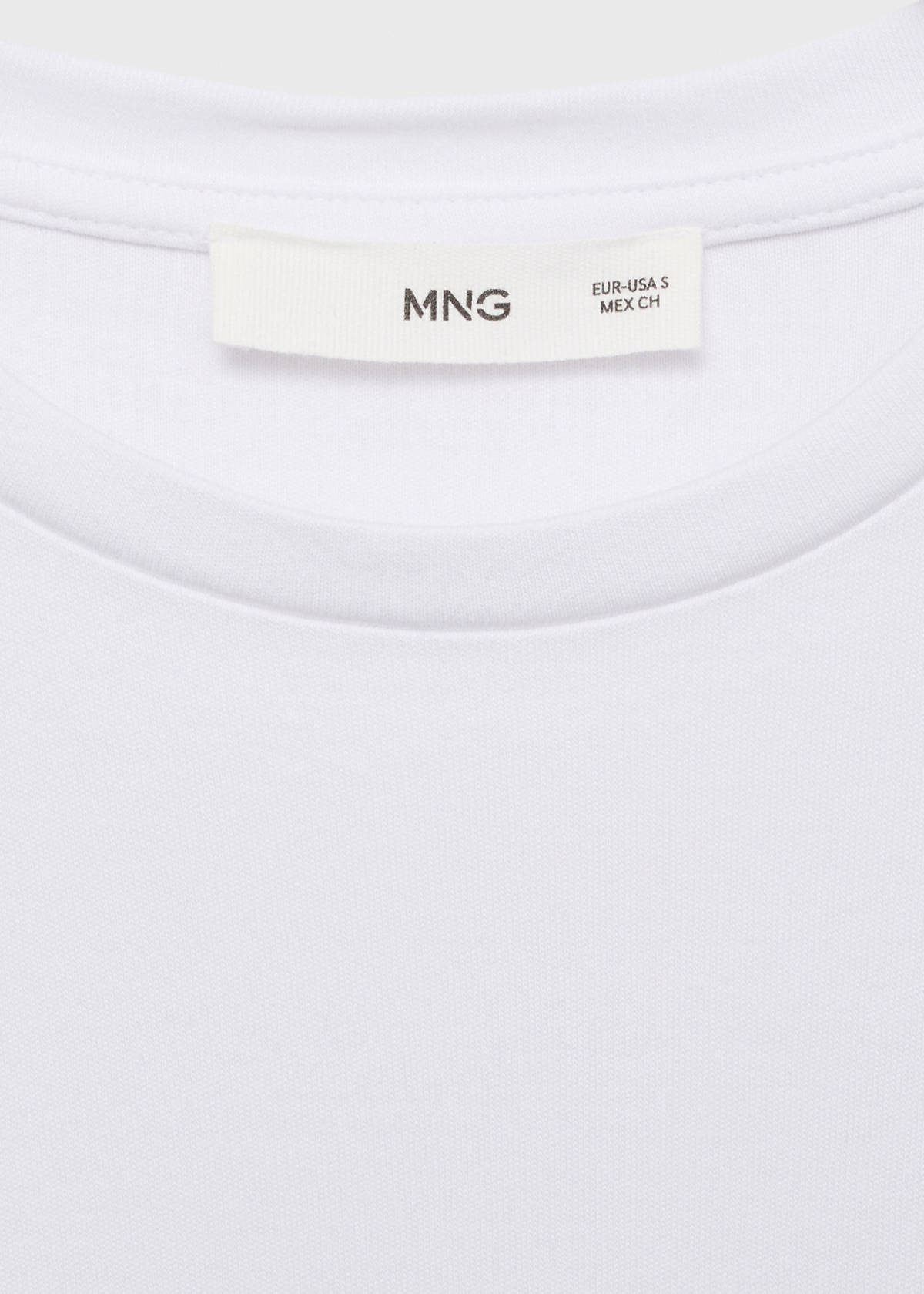 Cotton maternity t-shirt — White