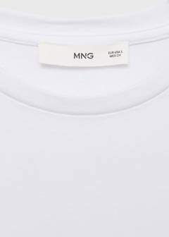 Cotton maternity t-shirt — White 6