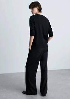 Cotton maternity t-shirt — Black 3