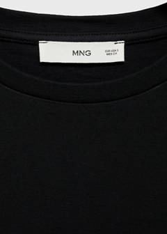 Cotton maternity t-shirt — Black 6
