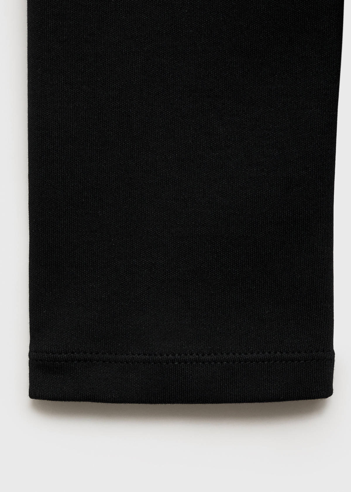 Cotton maternity t-shirt — Black