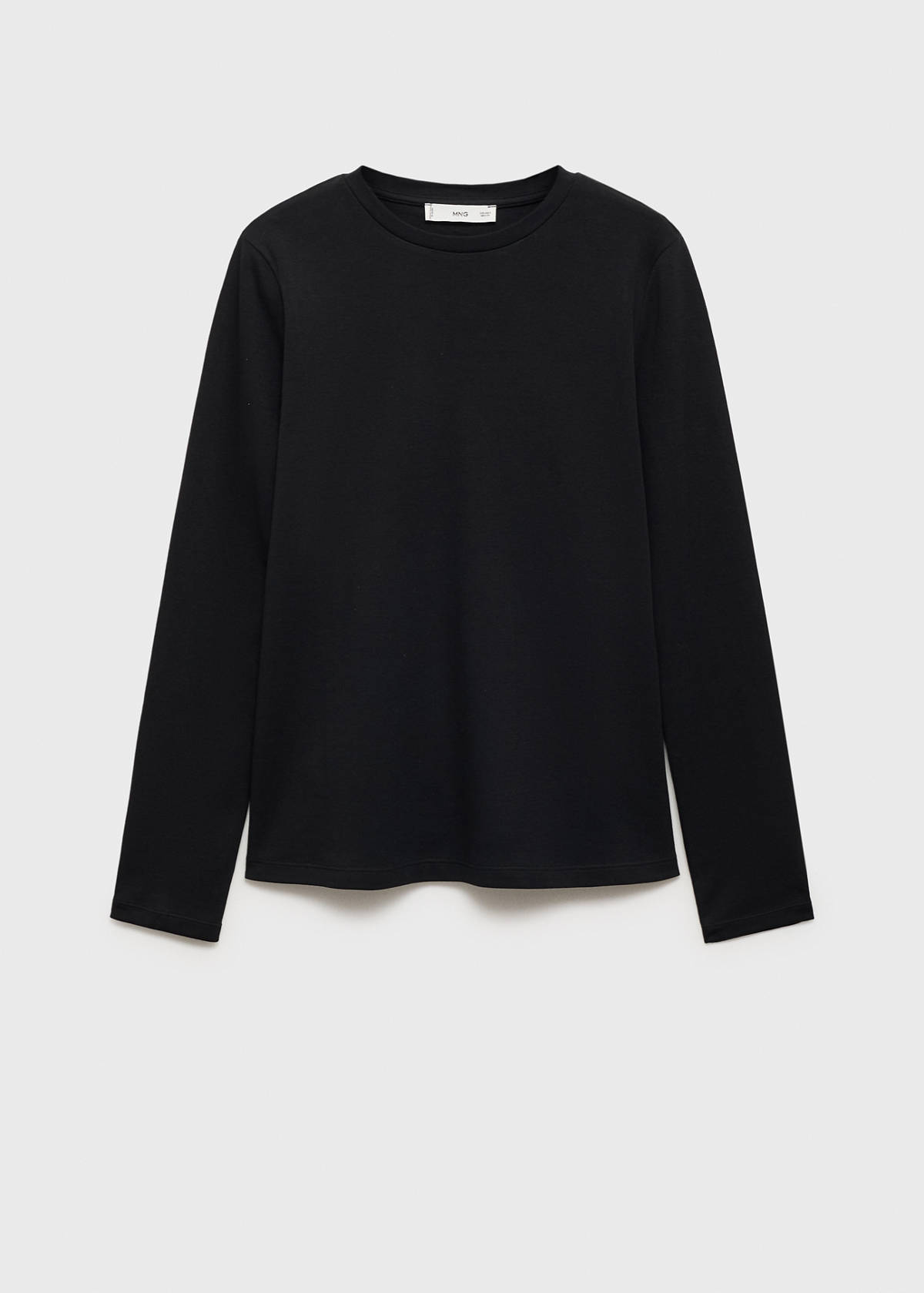 Cotton maternity t-shirt — Black