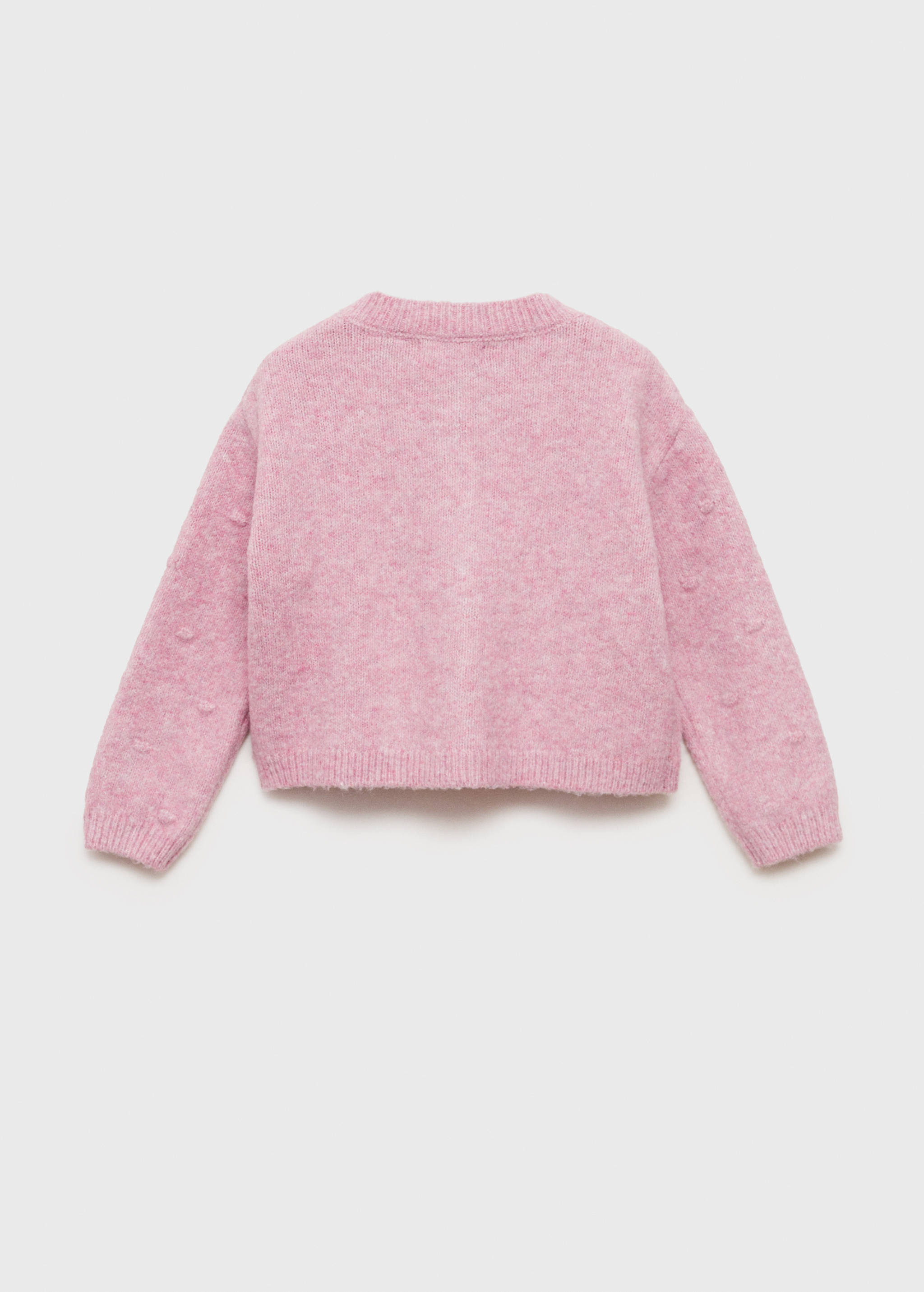 سترة صوفية محبوكة بأزرار - الجهة الخلفية للمنتج