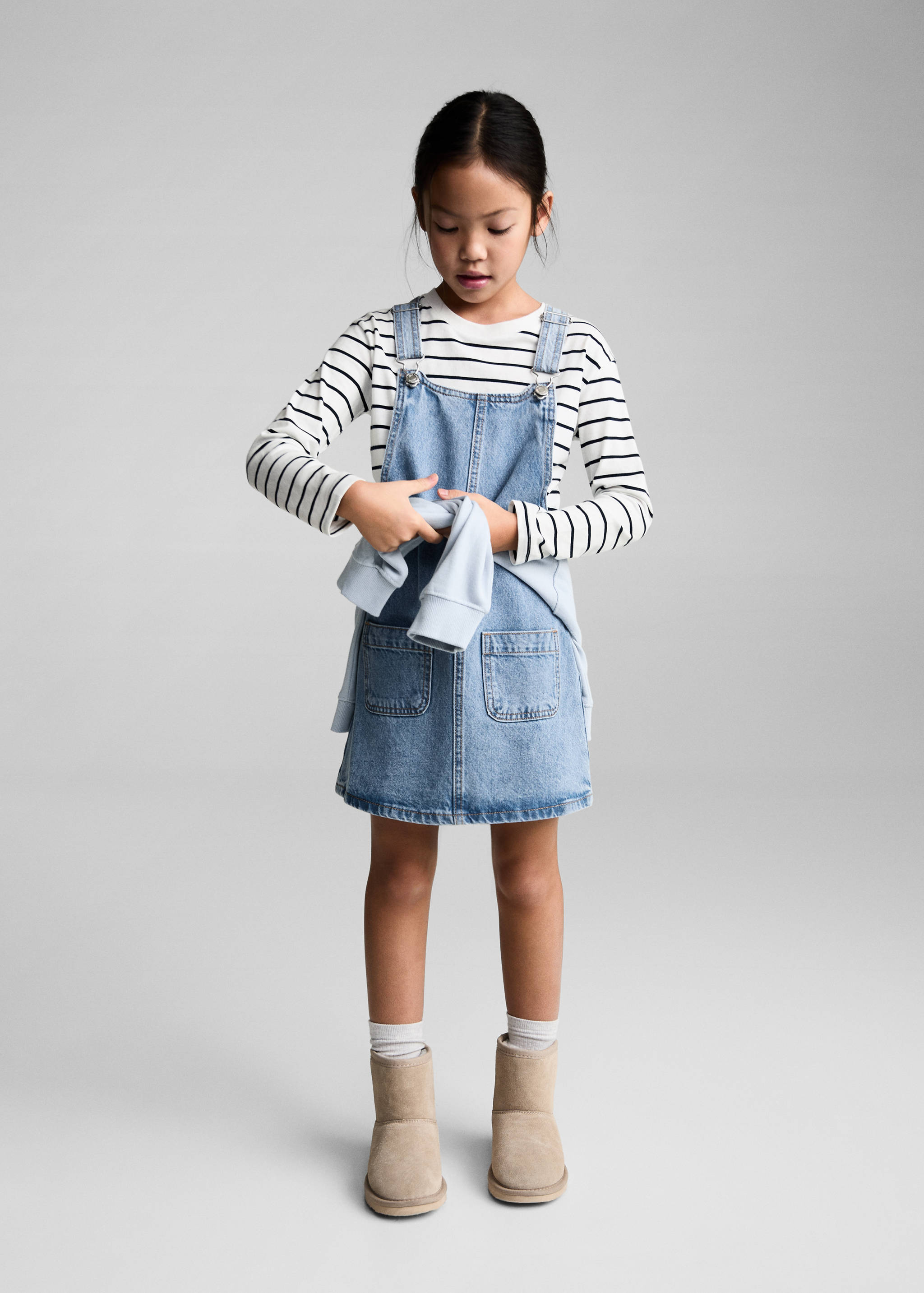 T-shirt coton à rayures - Plan général