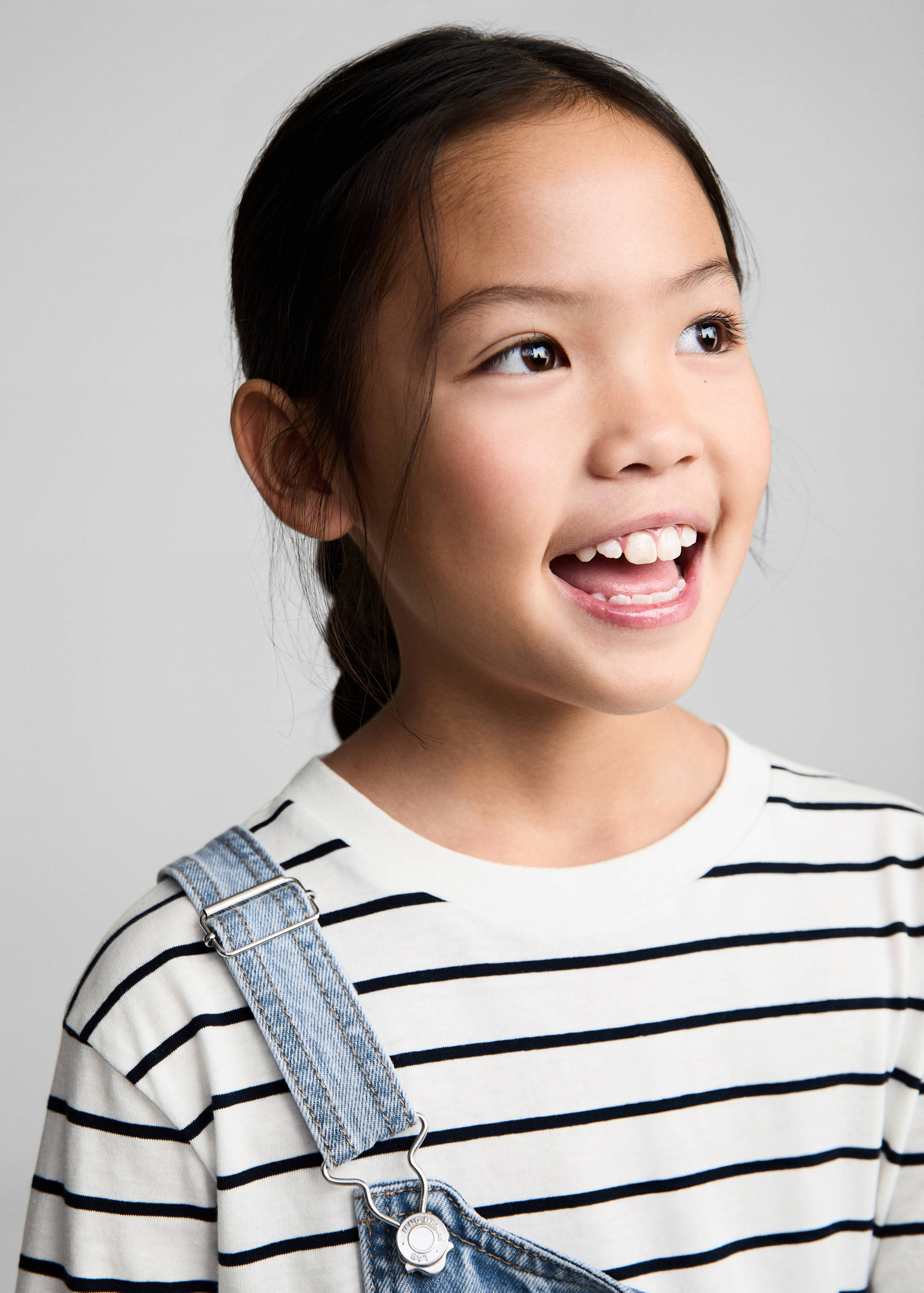 T-shirt coton à rayures - Détail de l'article 1