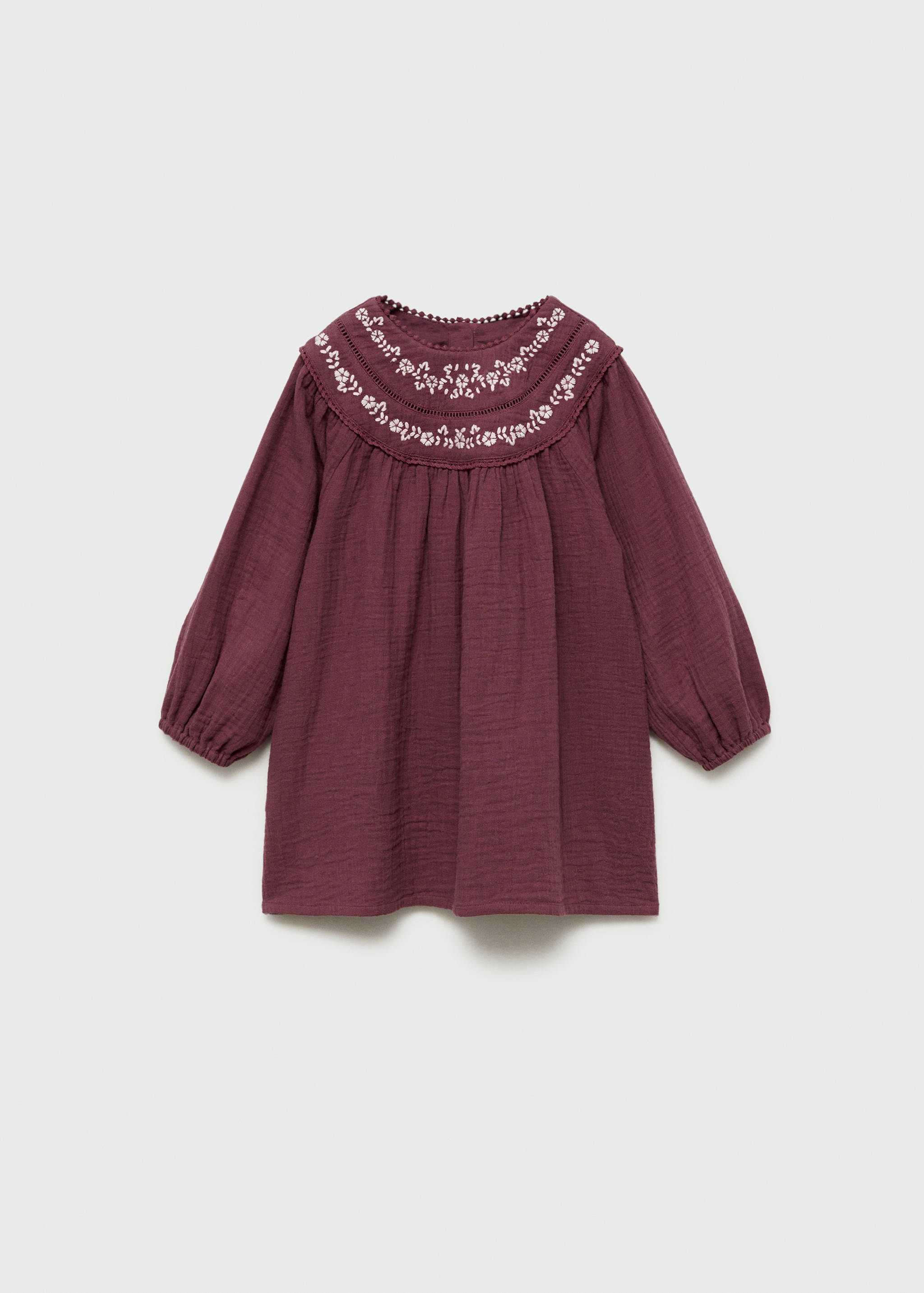 Embroidered cotton dress - Article without model