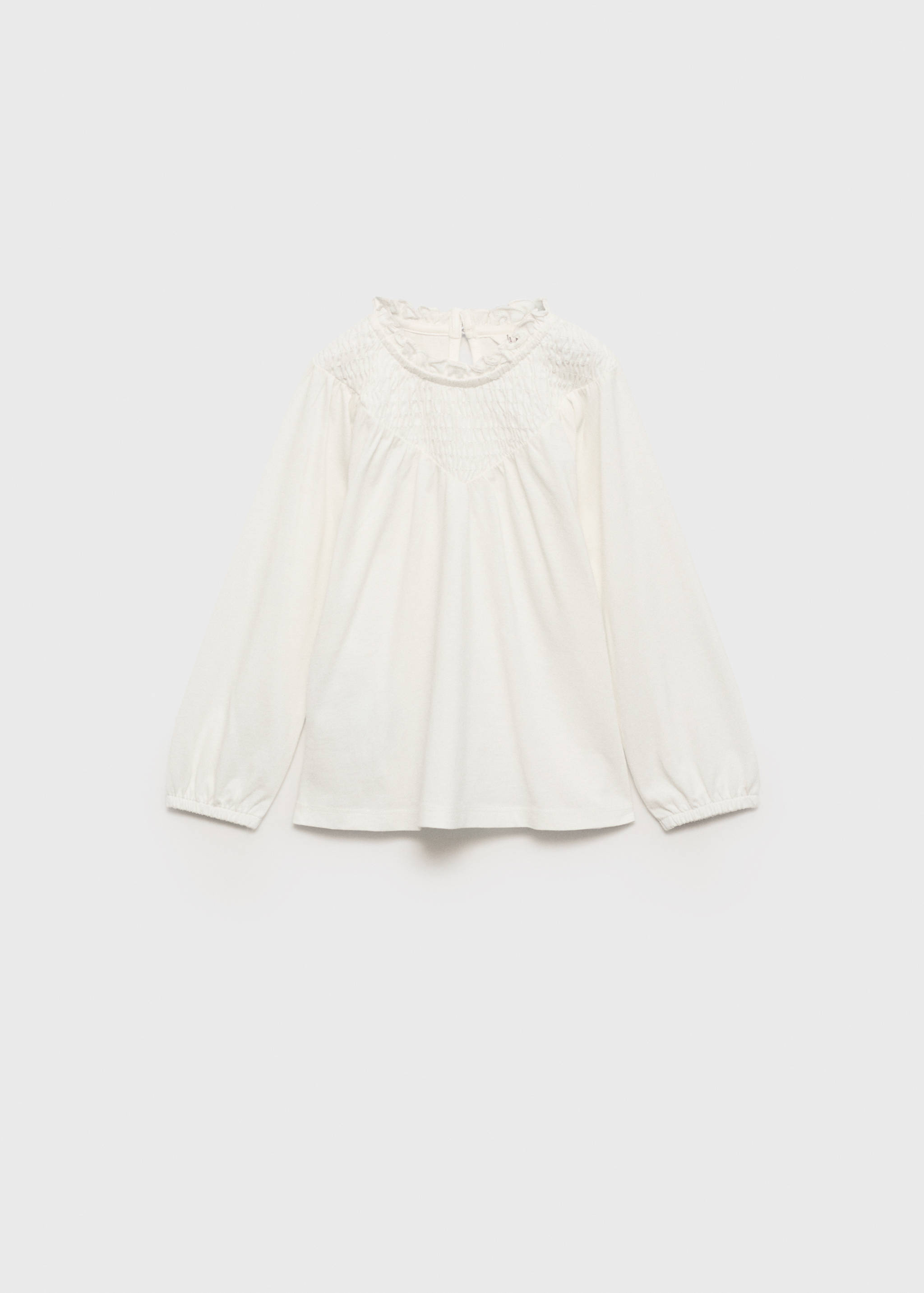 Gathered neck T-shirt - Article without model