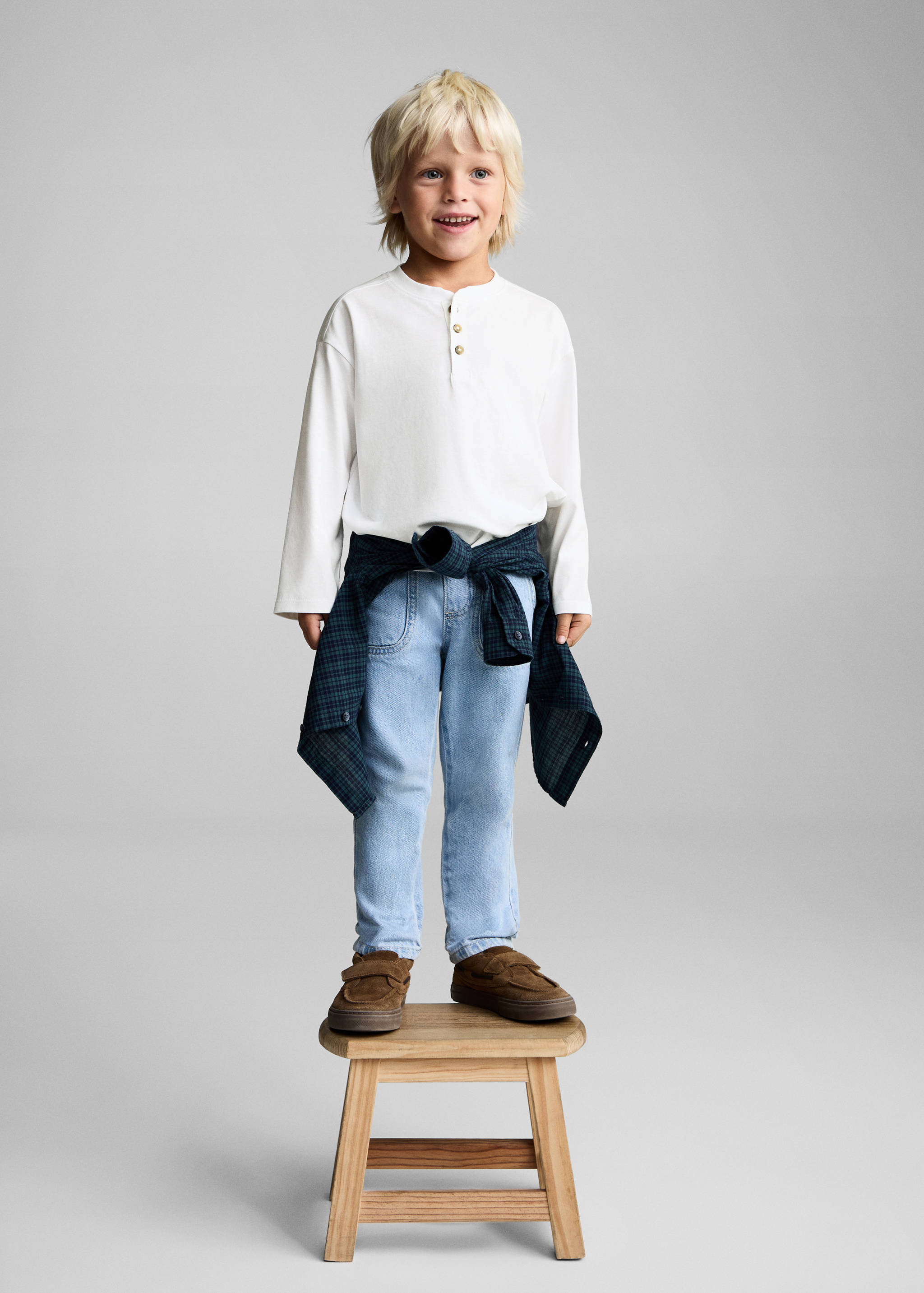 Camiseta algodón manga larga - Plano general