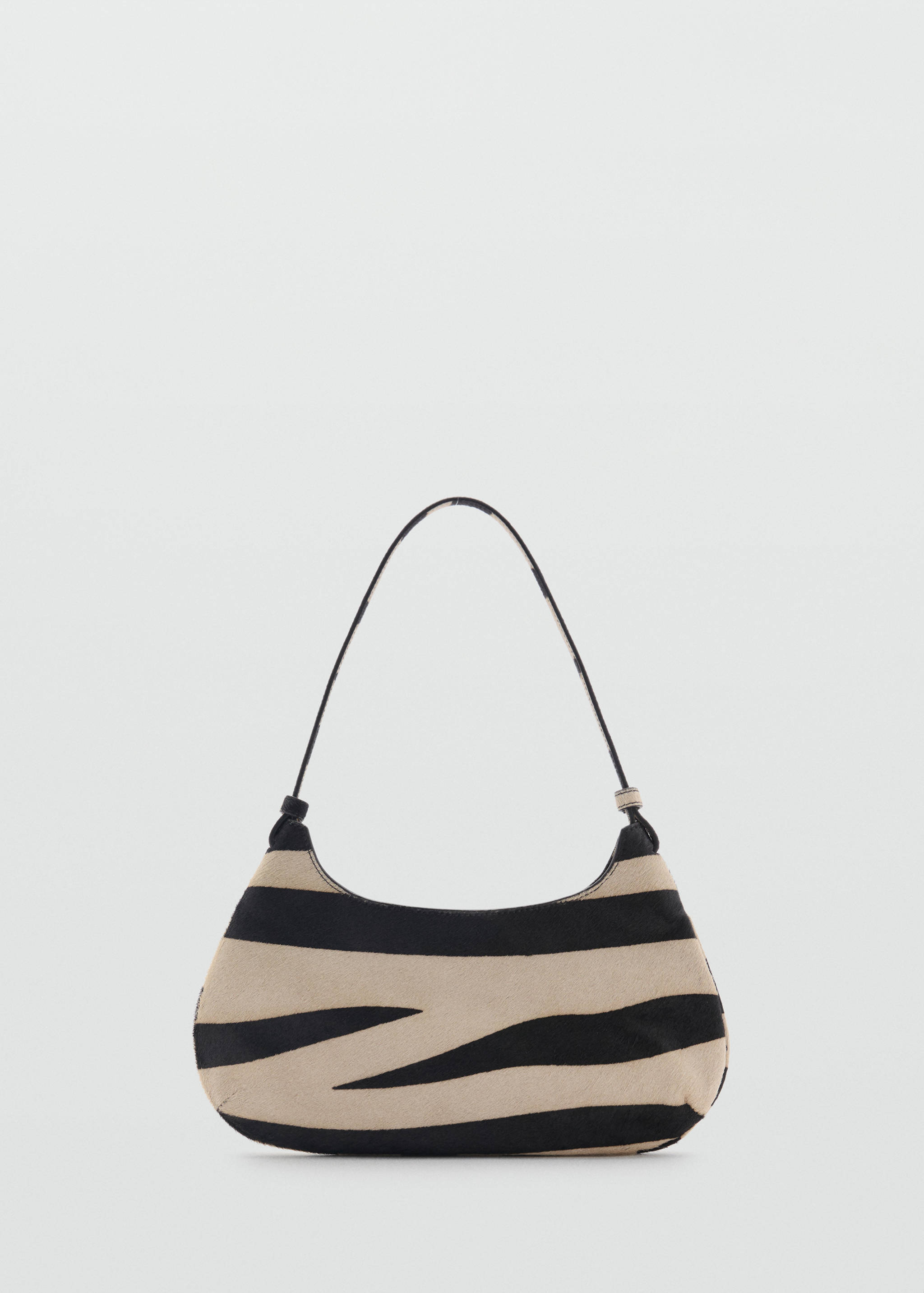 Zebra-print leather bag - Article without model