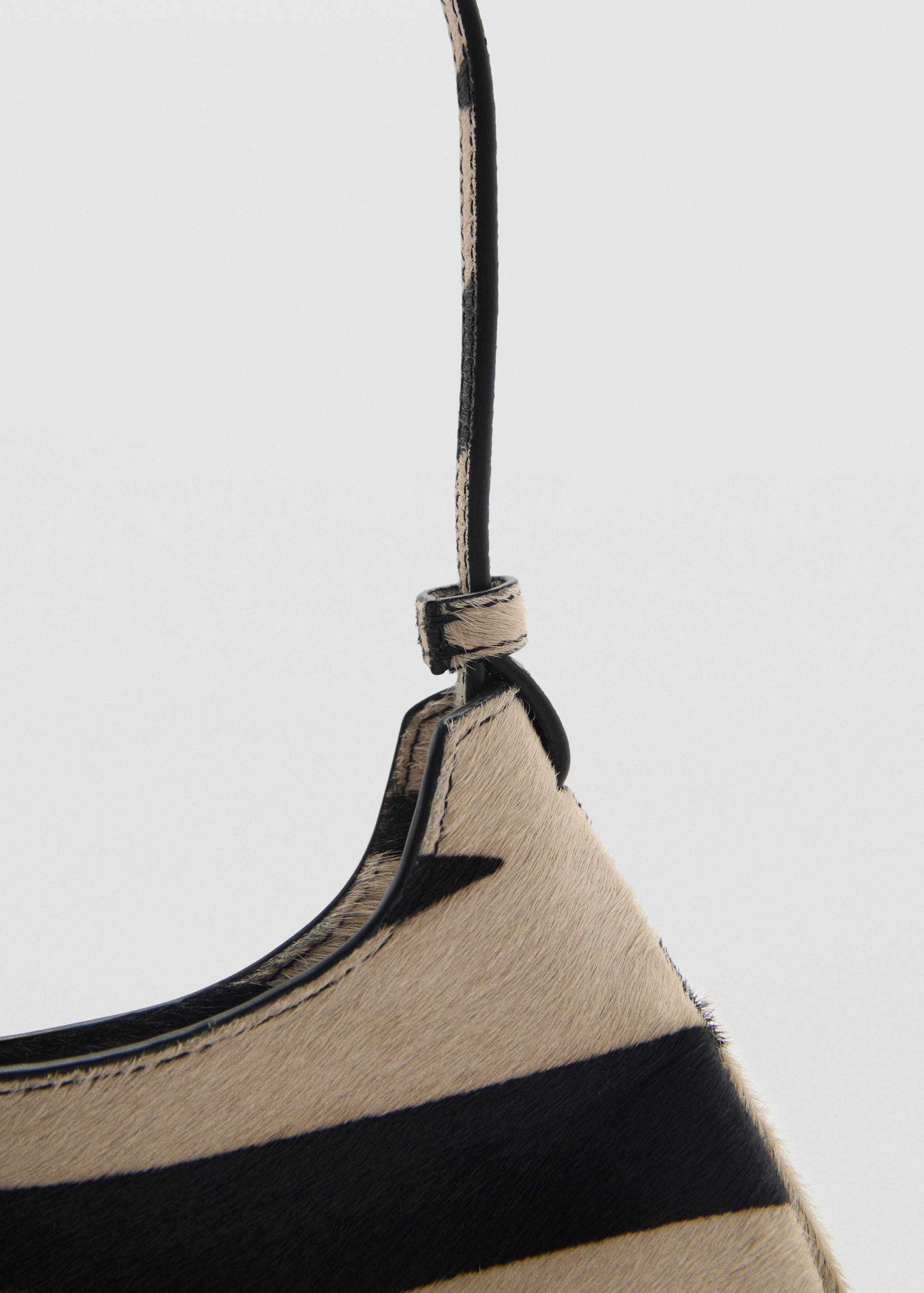 Zebra-print leather bag - Details of the article 1