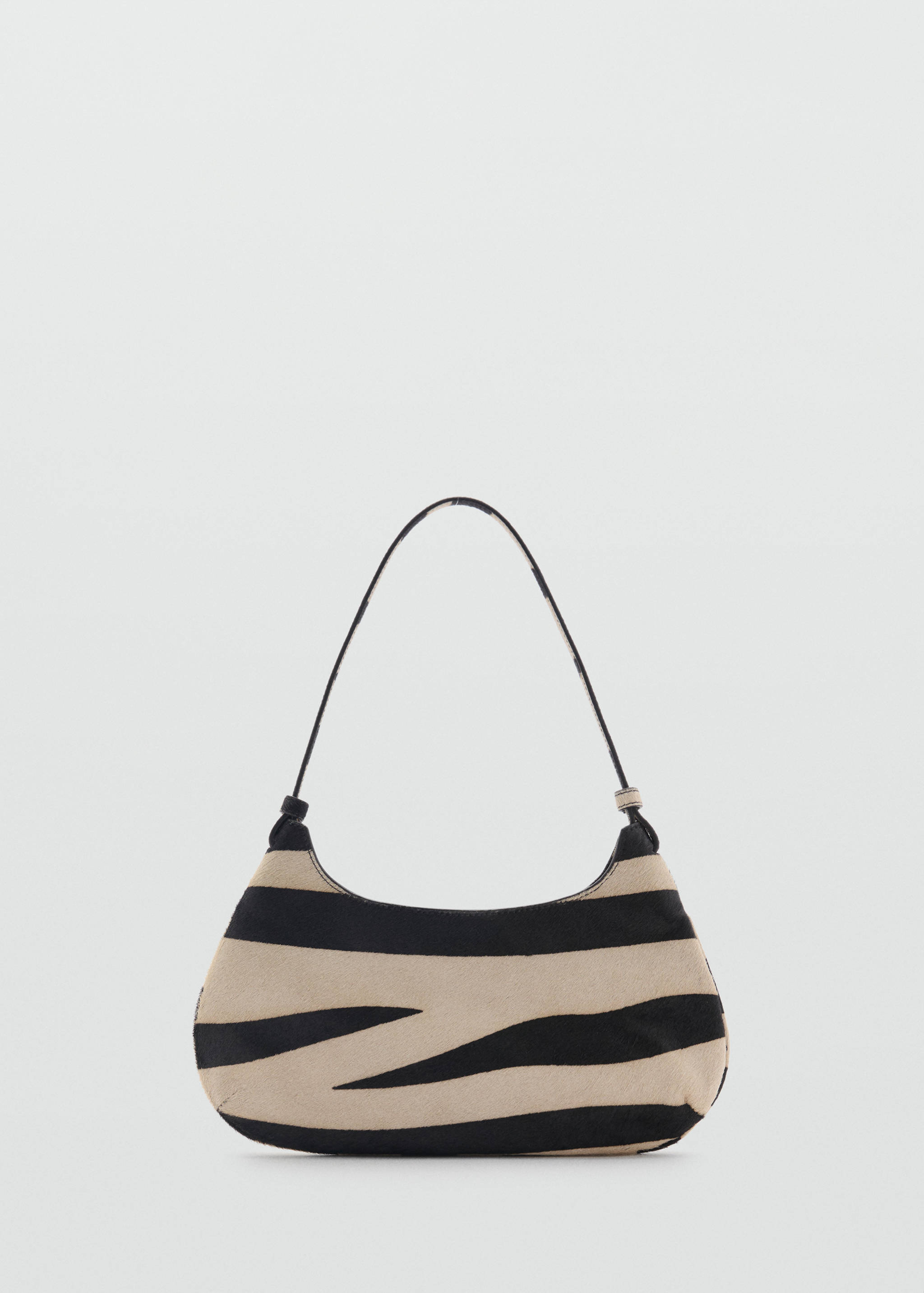 Zebra-print leather bag - Article without model