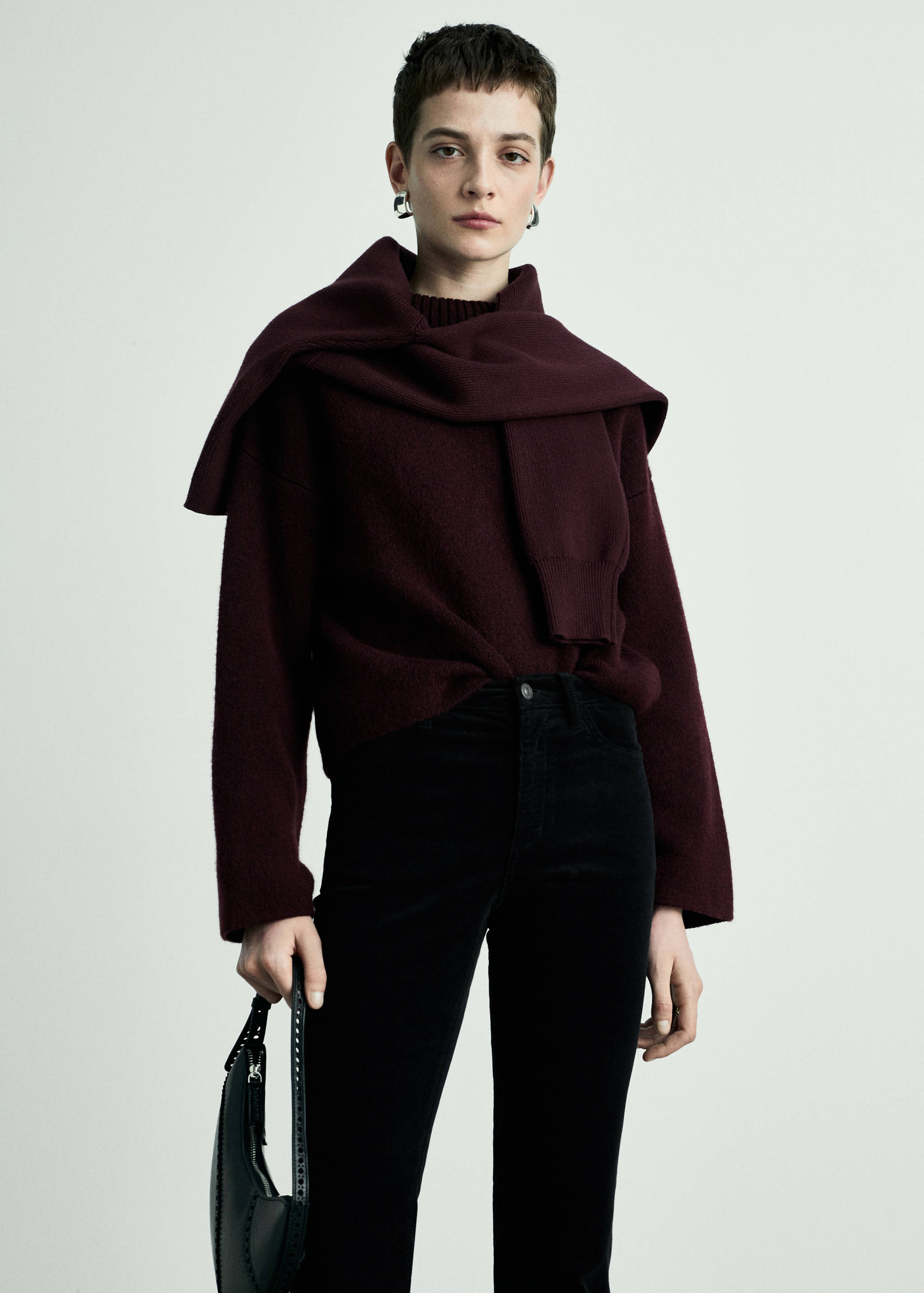 Sienna flared cropped corduroy jeans - Details of the article 1