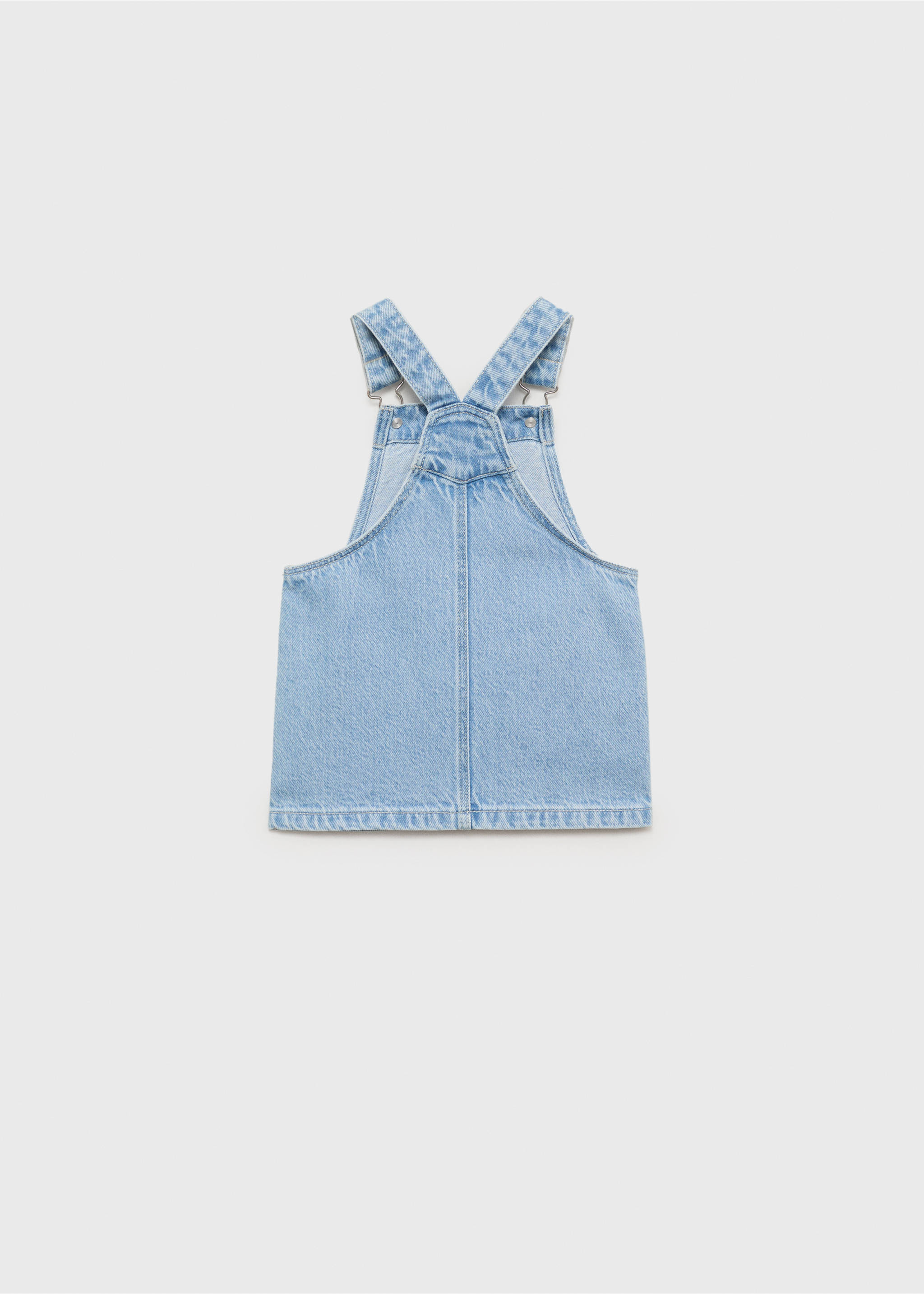 Pichi corto vaquero - Reverso del artículo, Azul claro. Ref: 87041046-00.