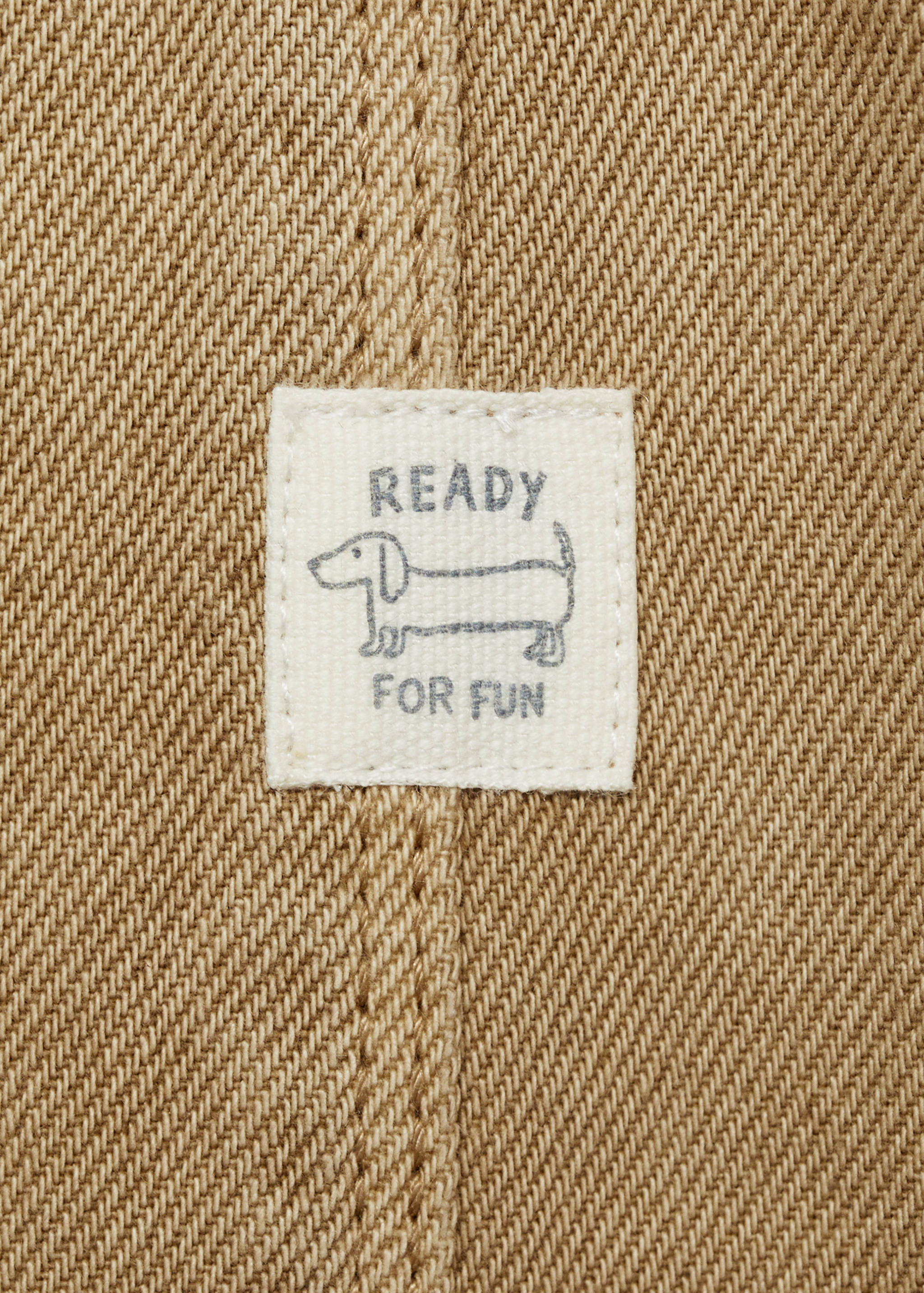 Long denim dungarees - Details of the article 0