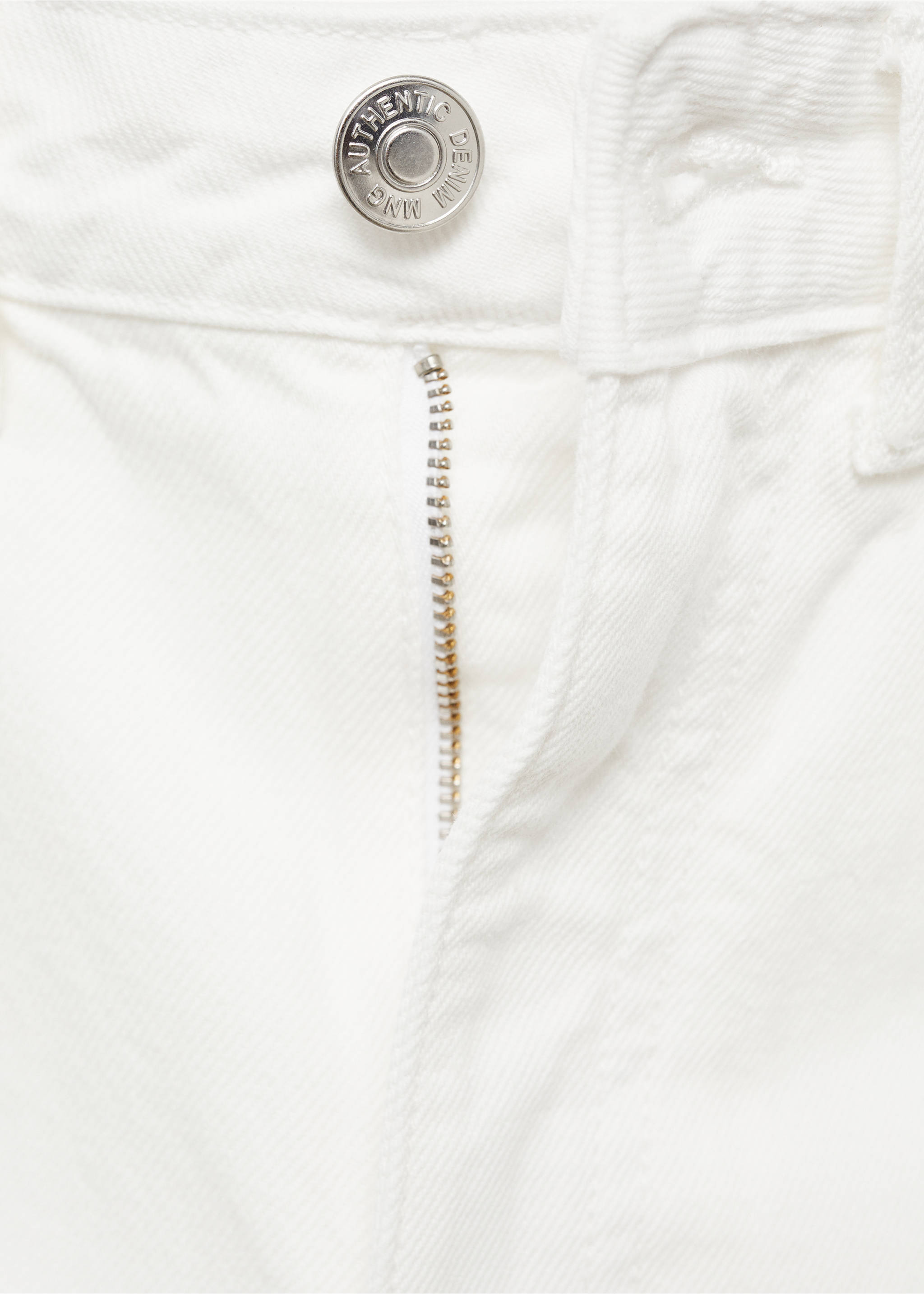 Regular-fit jeans - Details of the article 8, White. Ref: 87041050-00.