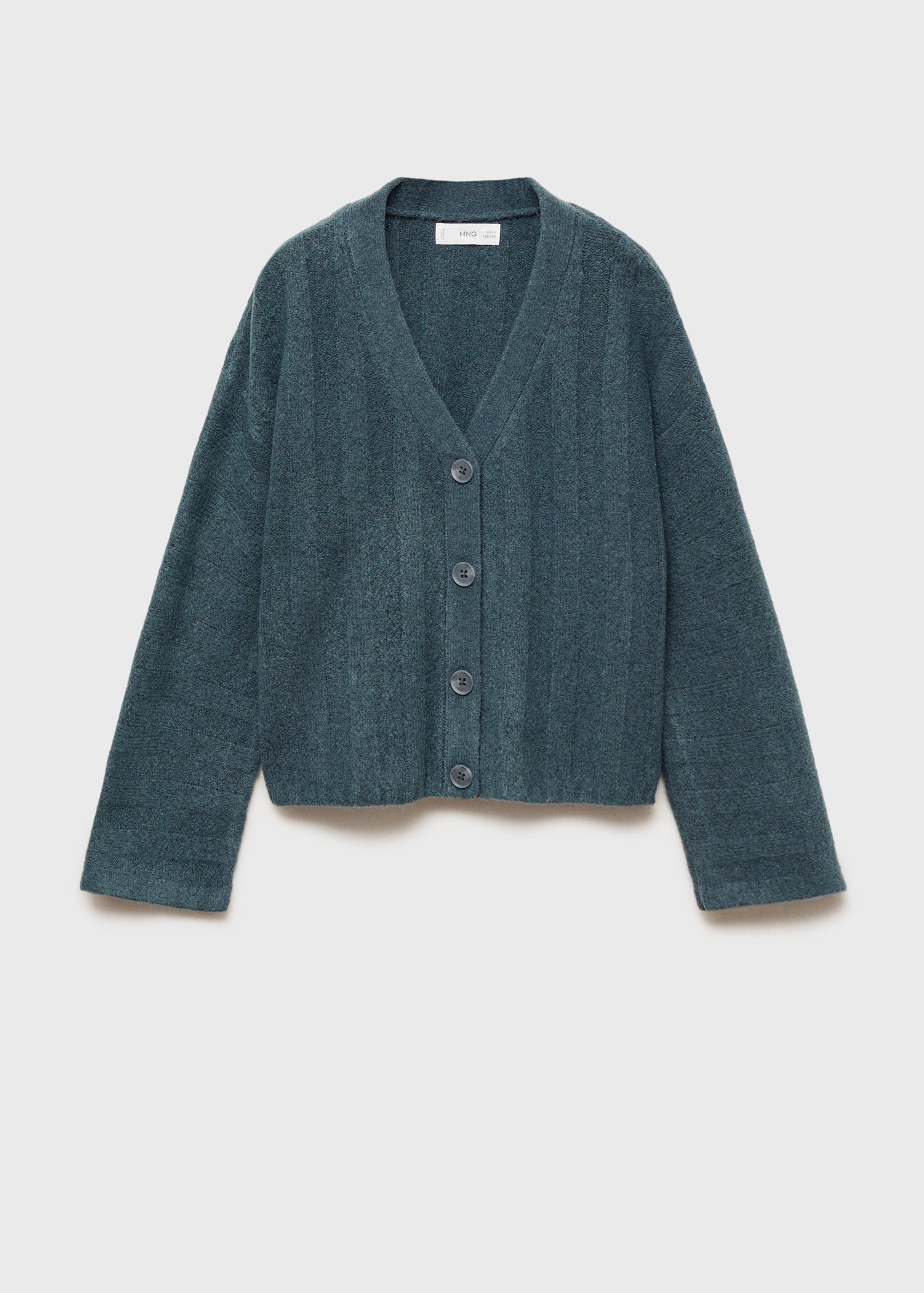 Striped knitted cardigan - Article without model