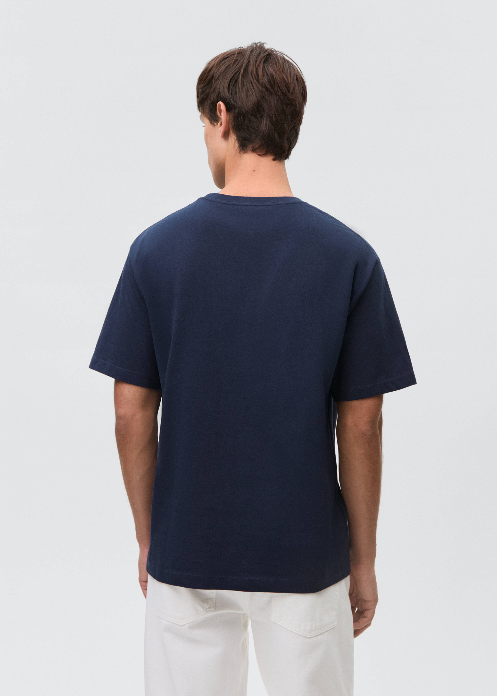 Essential cotton T-shirt - Reverse of the article