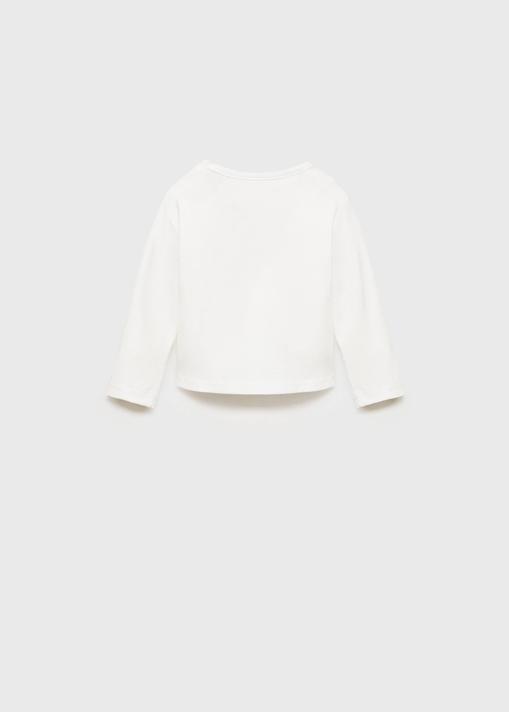 Camiseta algodón dibujo - Reverso del artículo