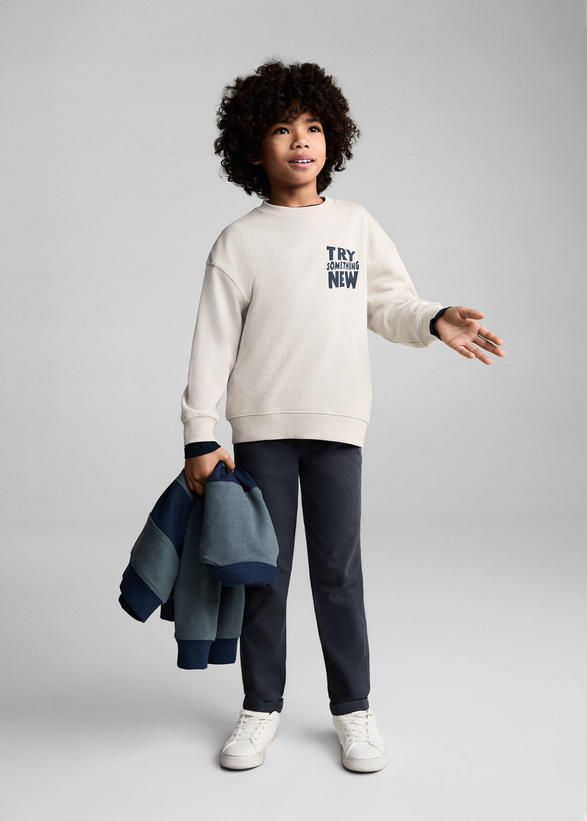 Принтованный свитшот из хлопка - Общий план