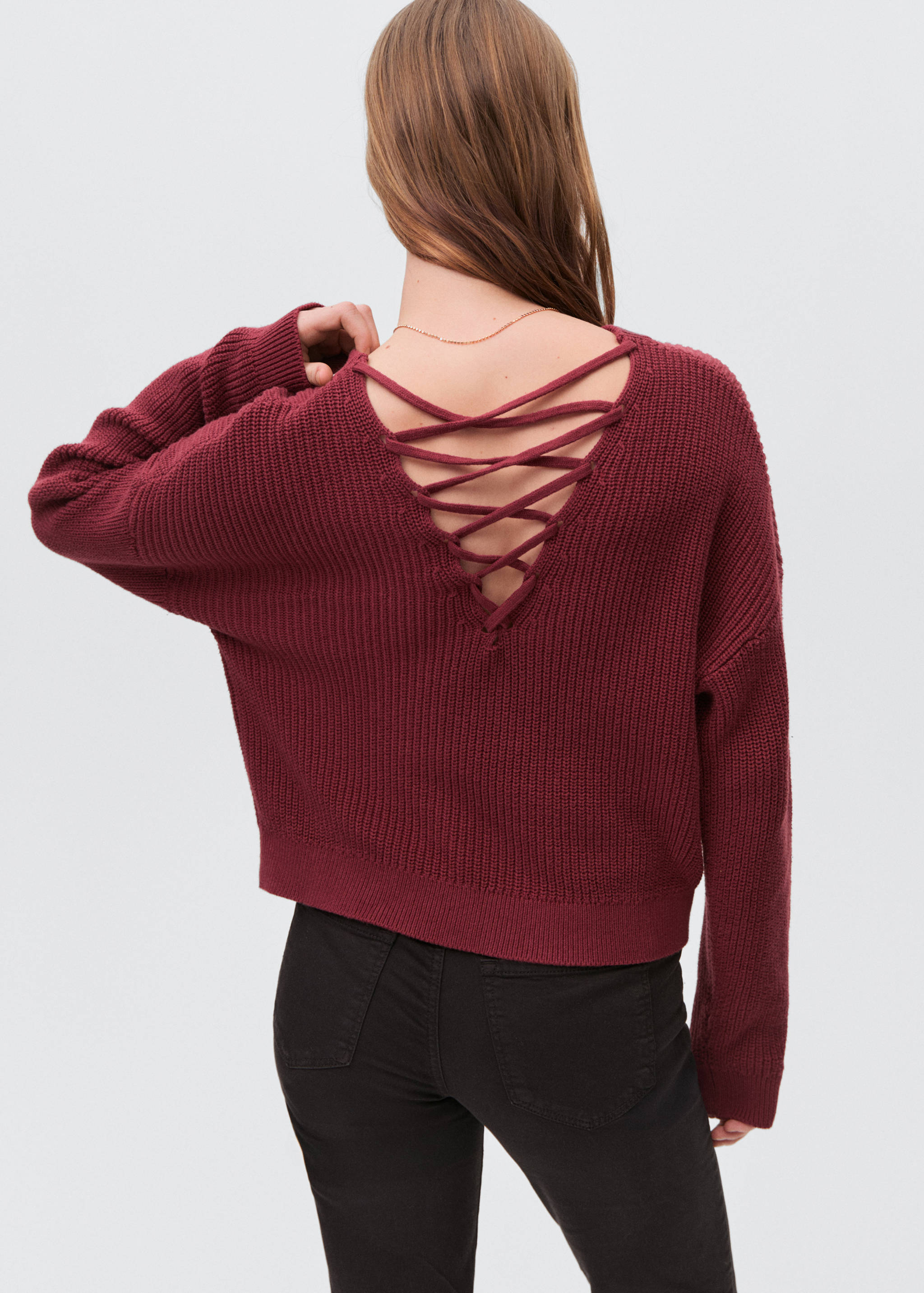 Jersey punto abertura - Reverso del artículo