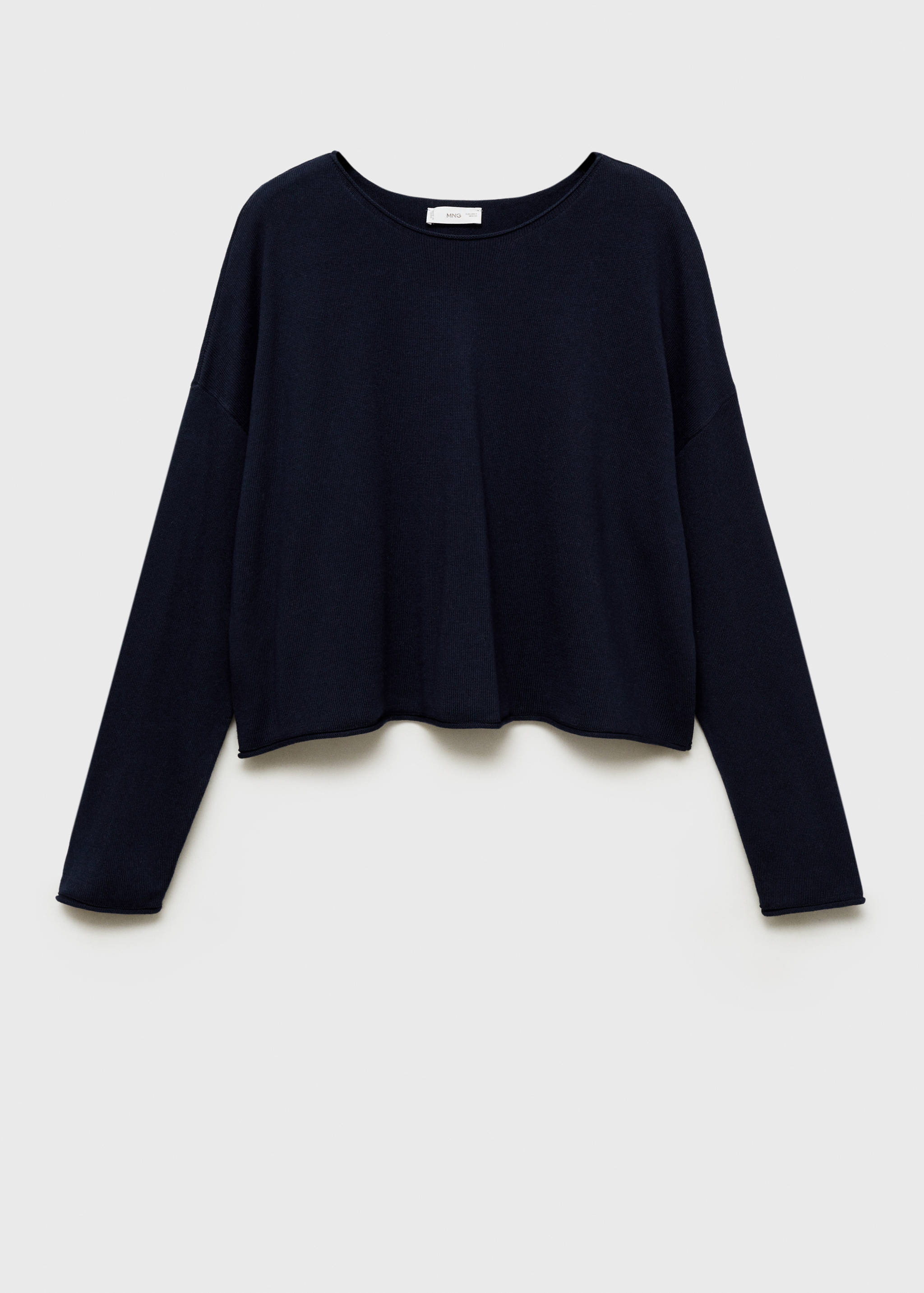 Oversized fine-knit sweater - Article without model