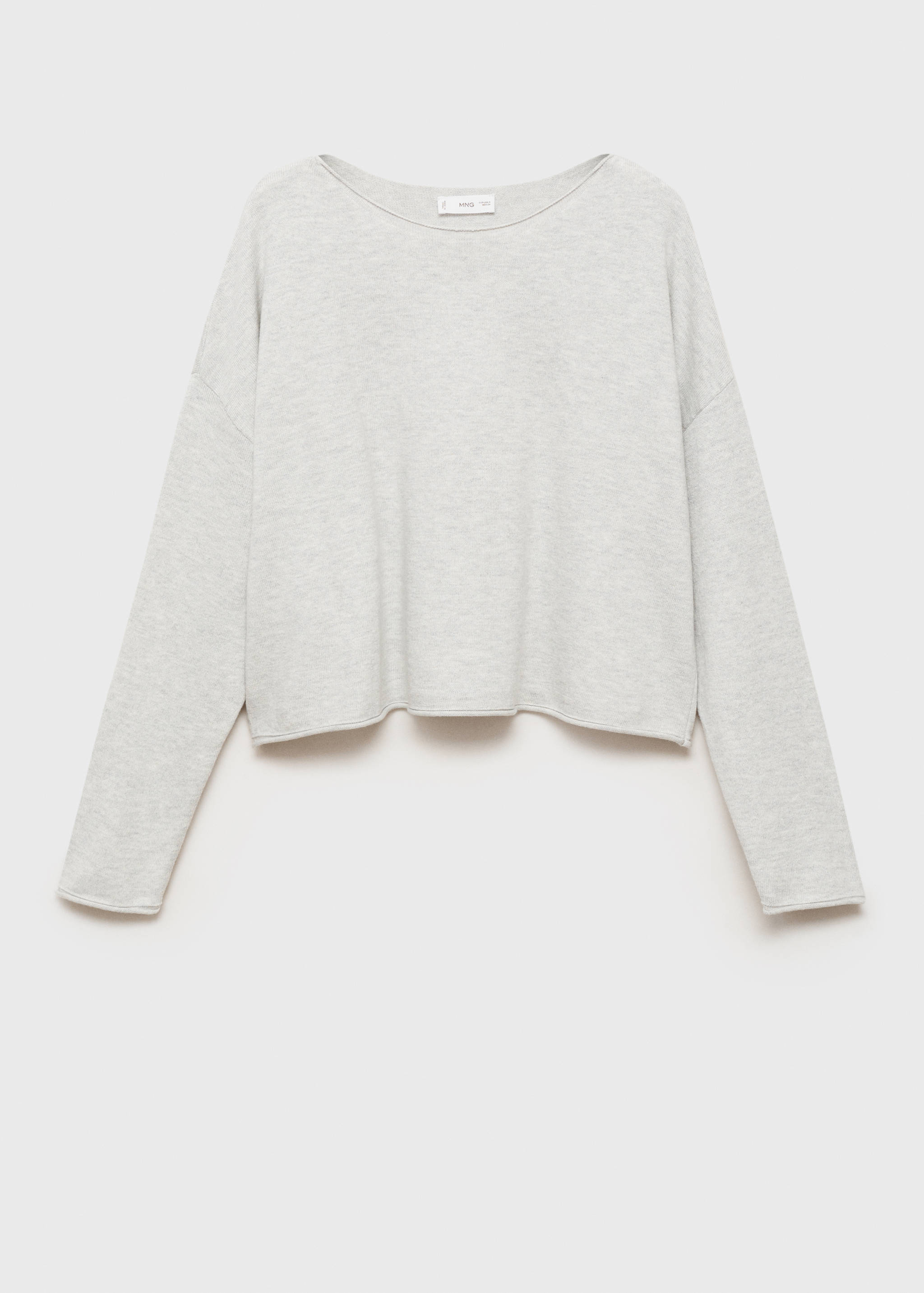 Oversized fine-knit sweater - Article without model