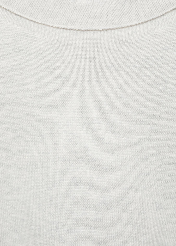 Oversized fine-knit sweater — Light Heather Grey