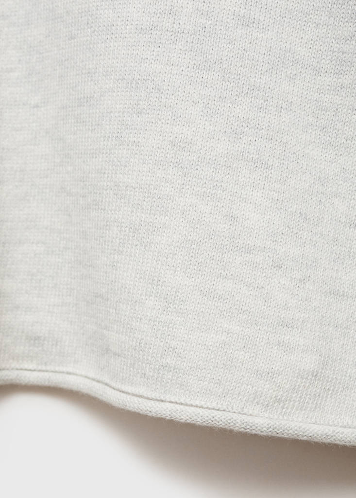 Oversized fine-knit sweater — Light Heather Grey