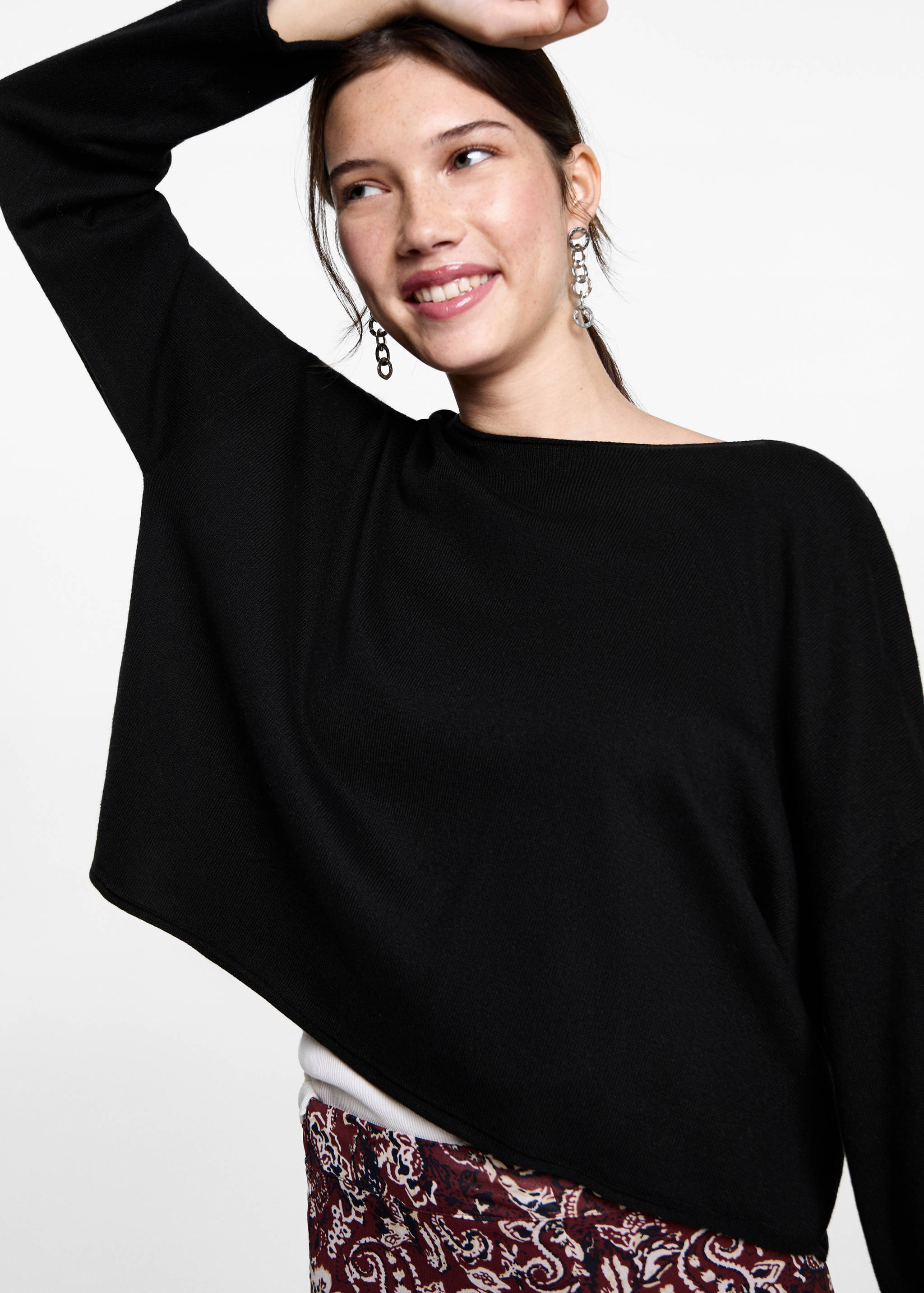 Oversized fine-knit sweater - Details of the article 6