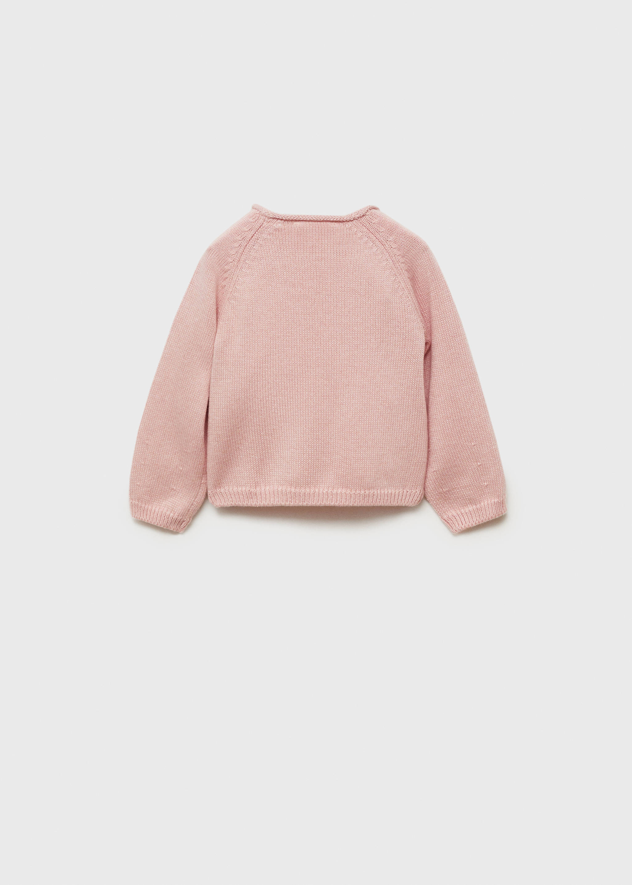 Camisola de malha com pormenor de botões - Verso do artigo