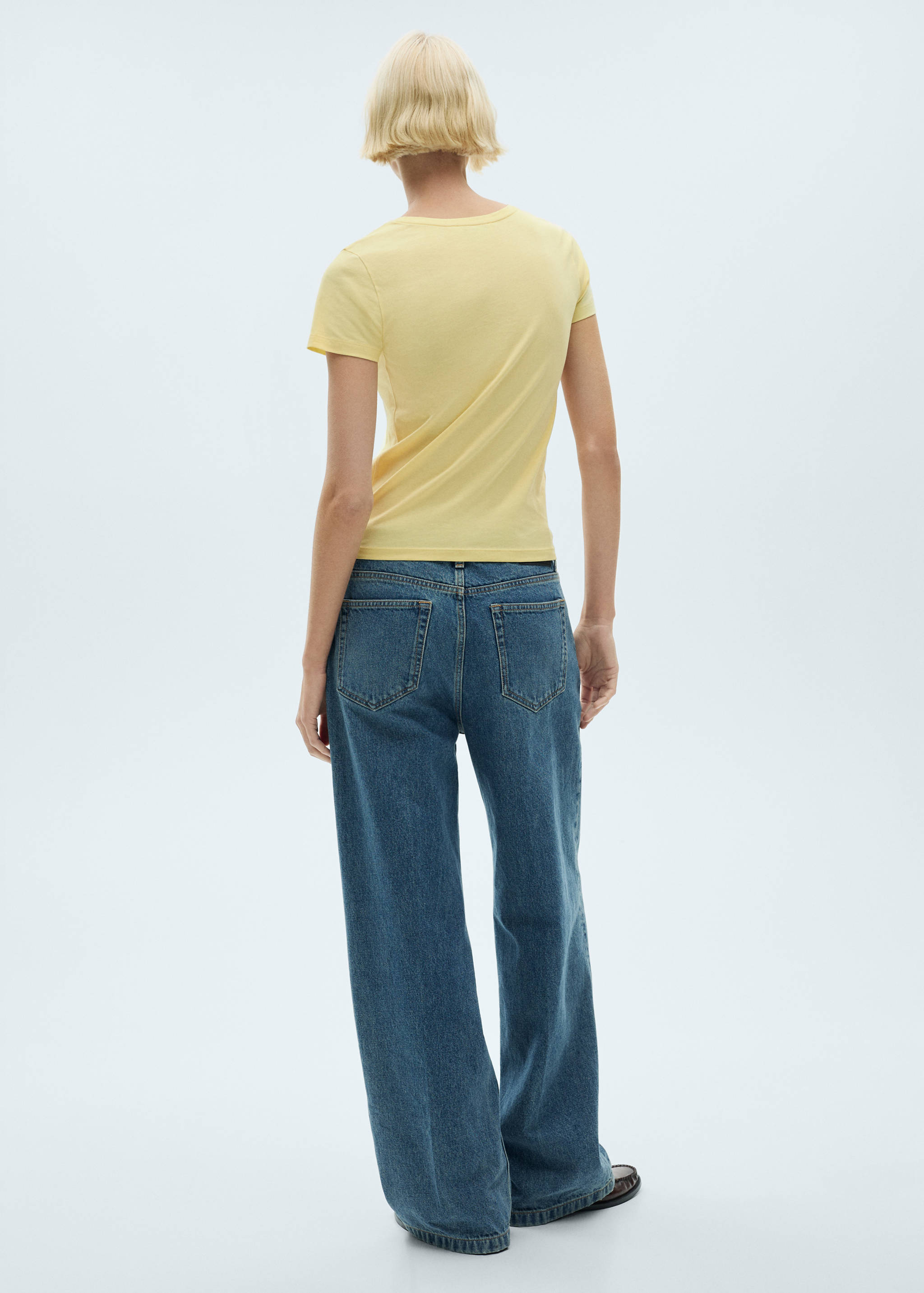 Logo cotton T-shirt - Reverse of the article