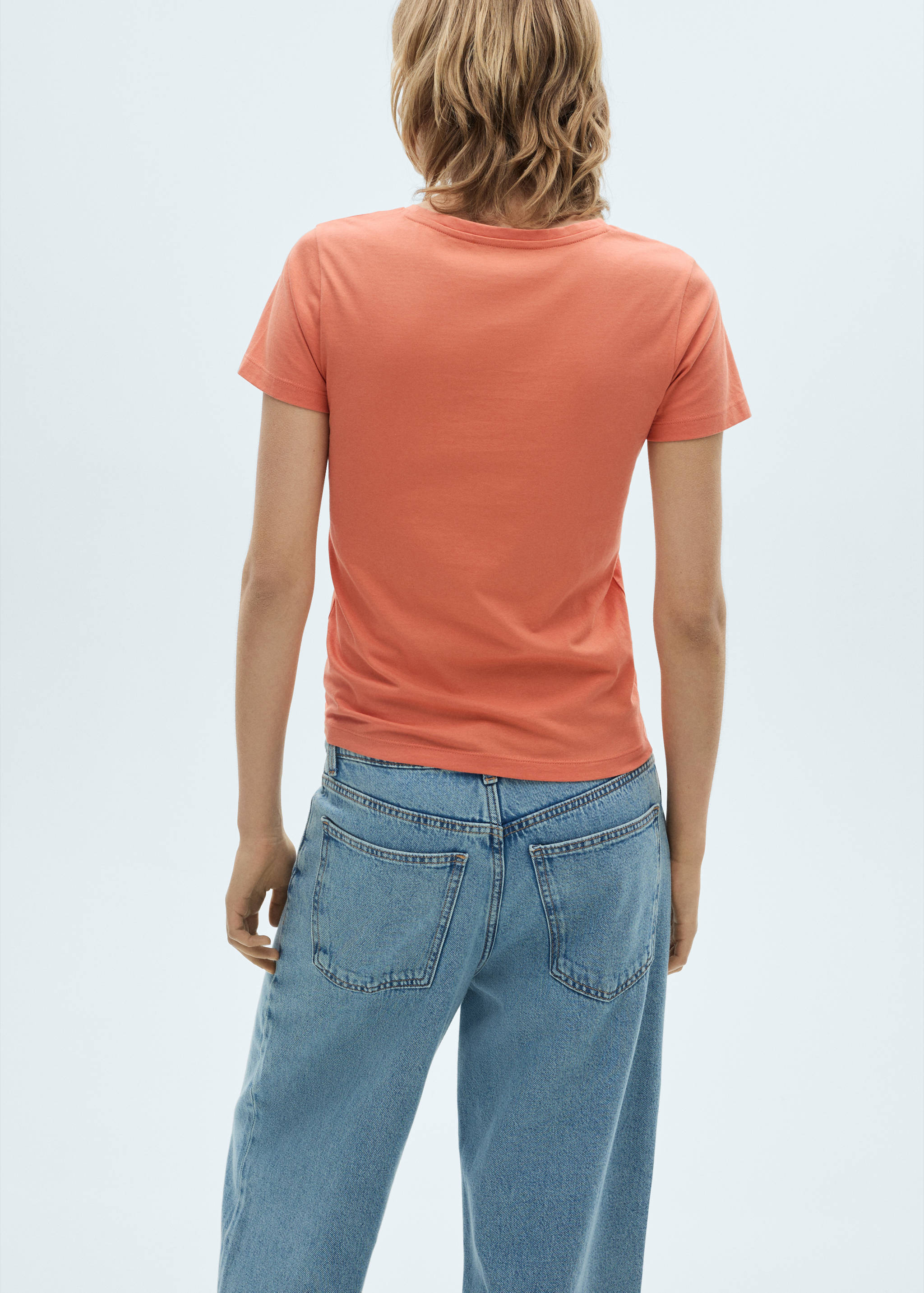 T-shirt logo en coton - Verso de l’article