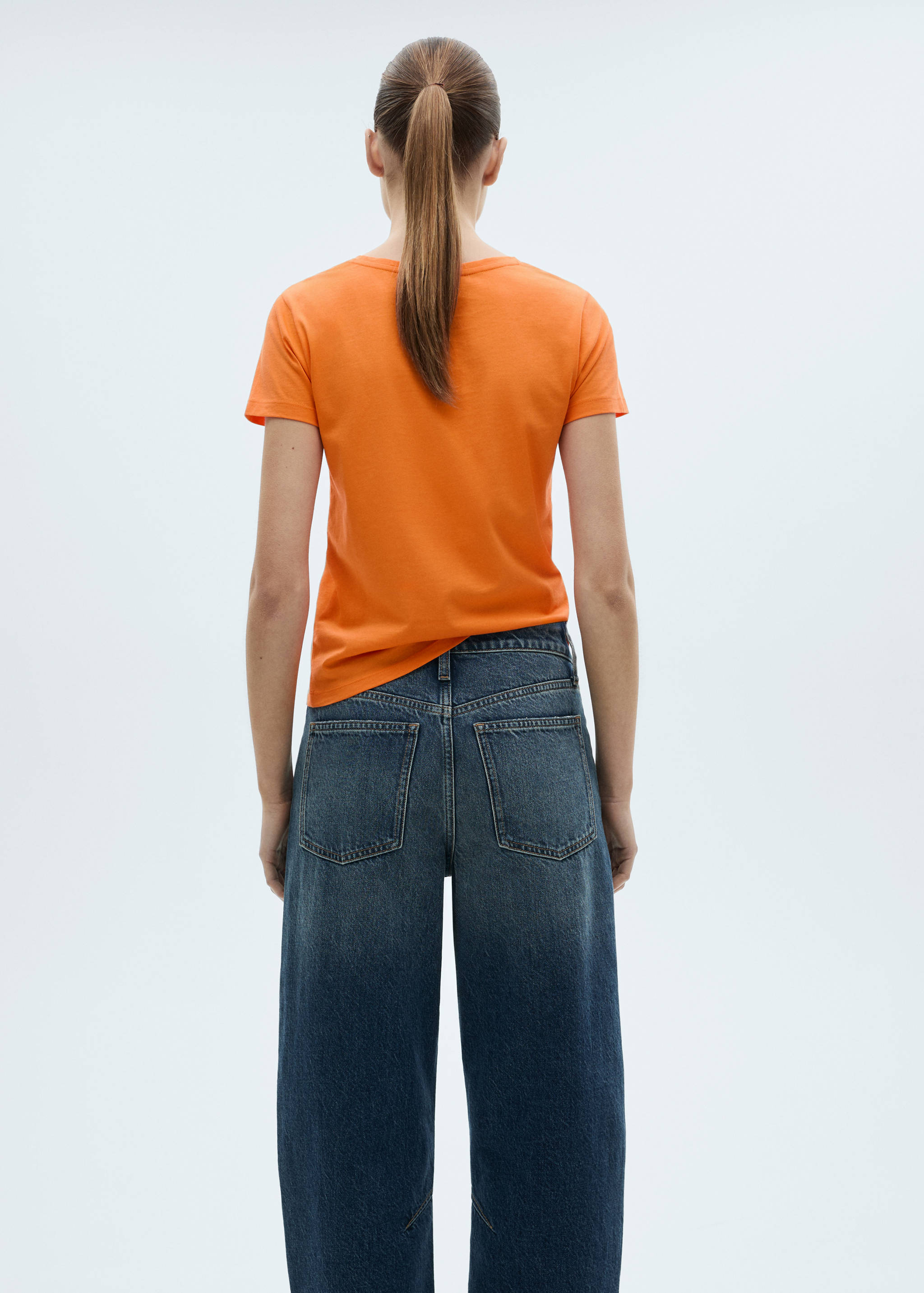 T-shirt logo en coton - Verso de l’article