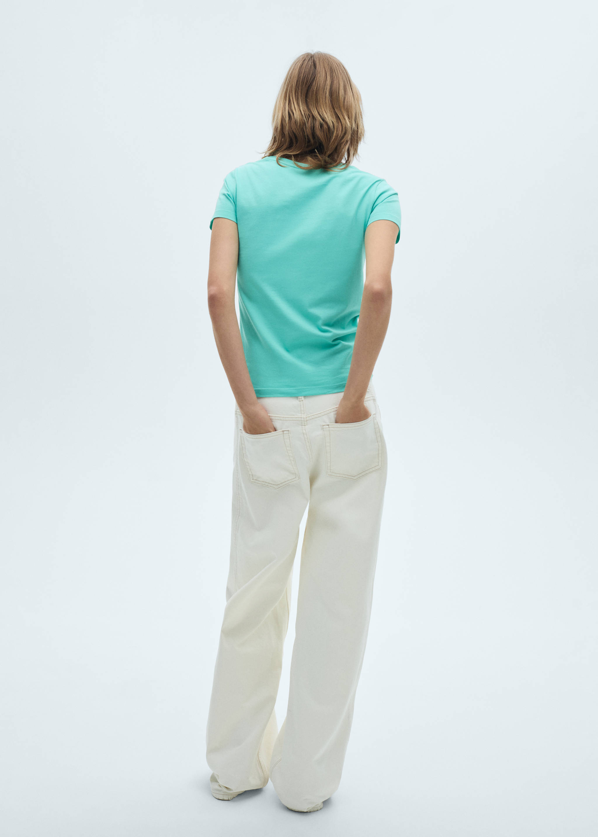 Logo cotton T-shirt - Reverse of the article