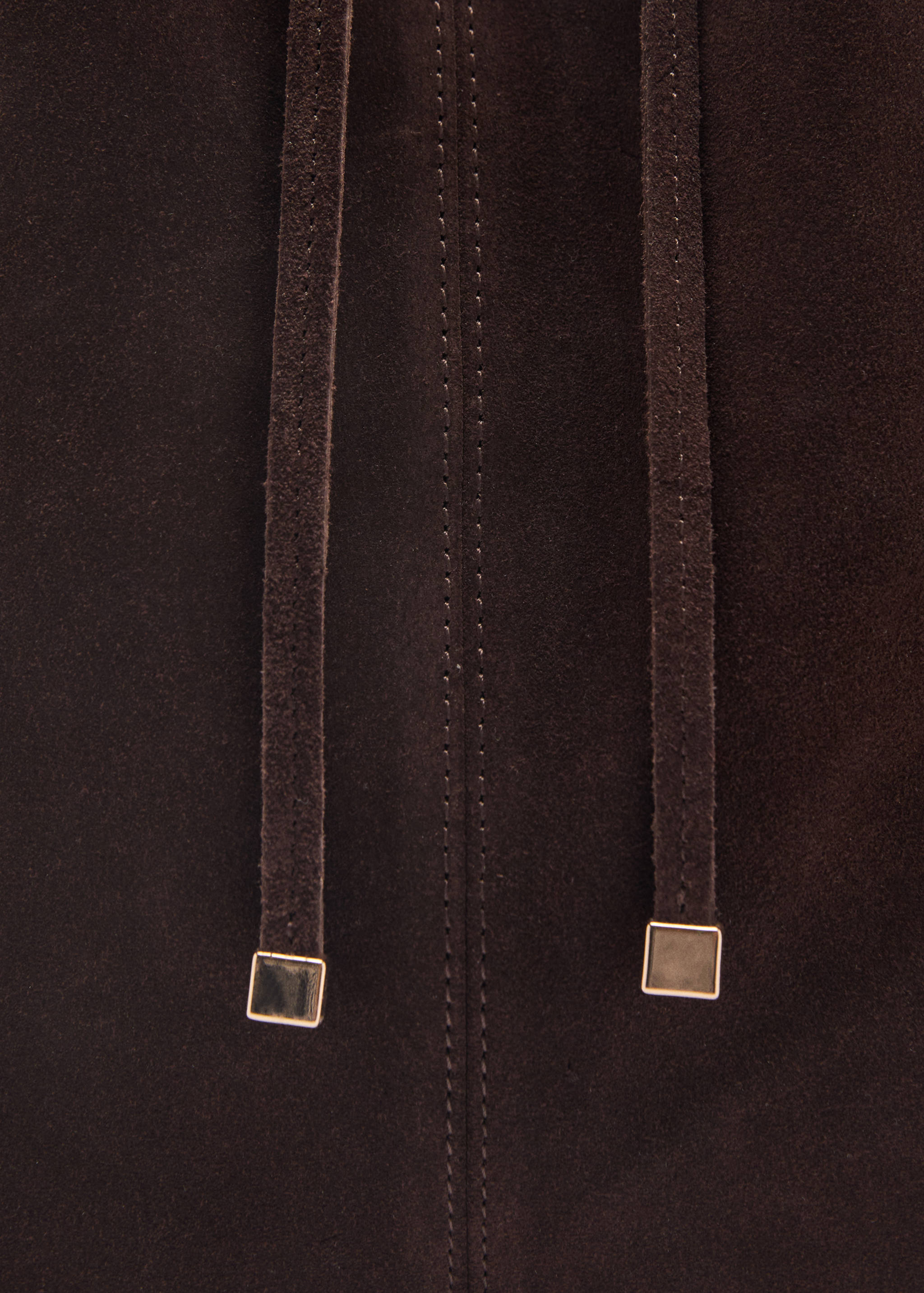 Suede shopper bag - Details of the article 1