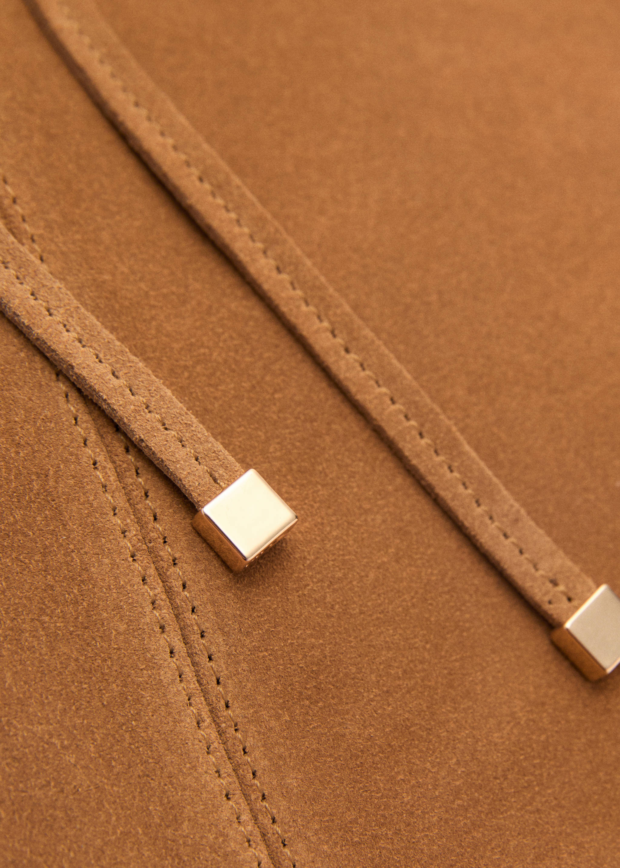 Suede shopper bag - Details of the article 2