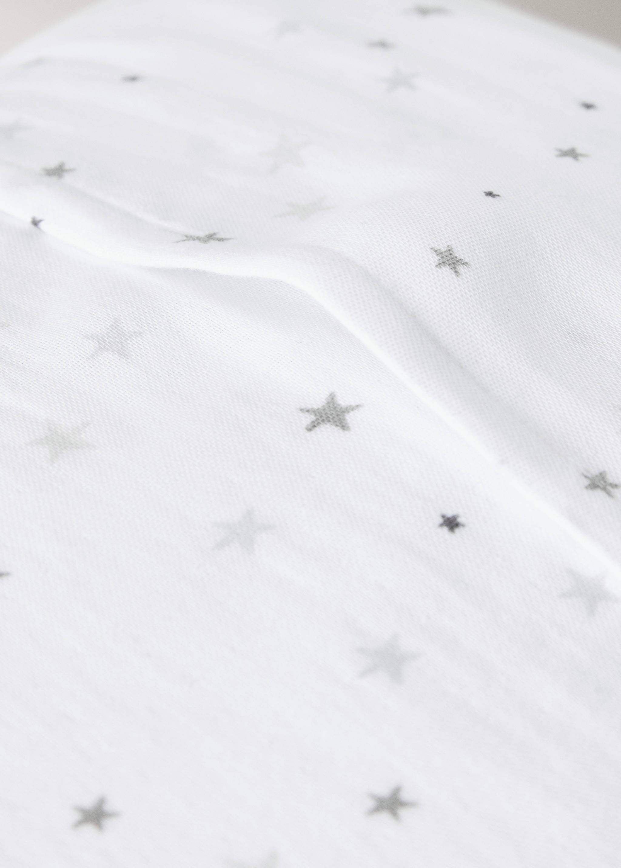 Cotton floral-print children’s cushion cover 40x40 cm - Details of the article 2