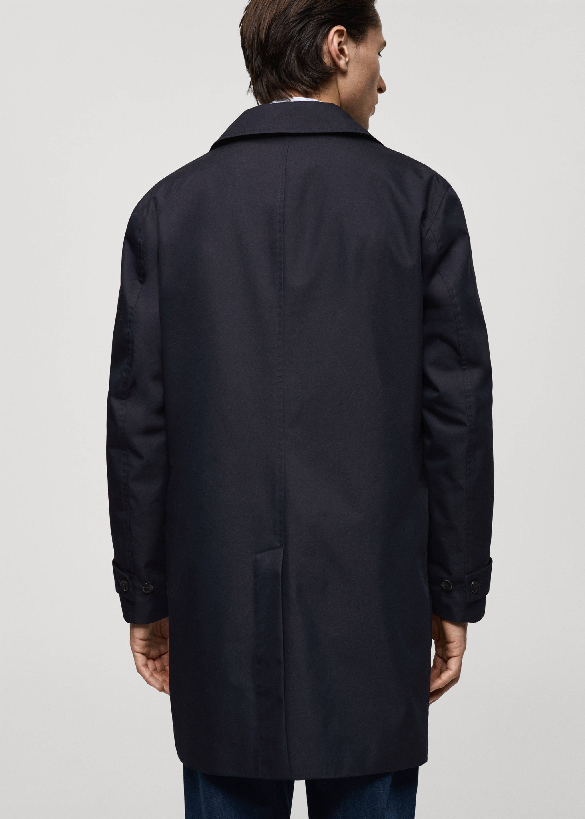 Classic water-repellent trench coat - Reverse of the article