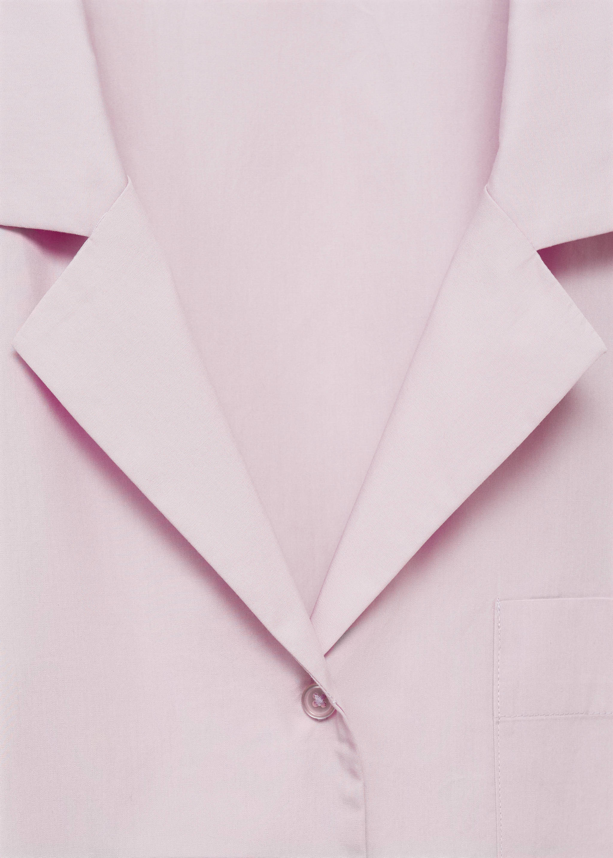 Garment-washed cotton shirt - Details of the article 0