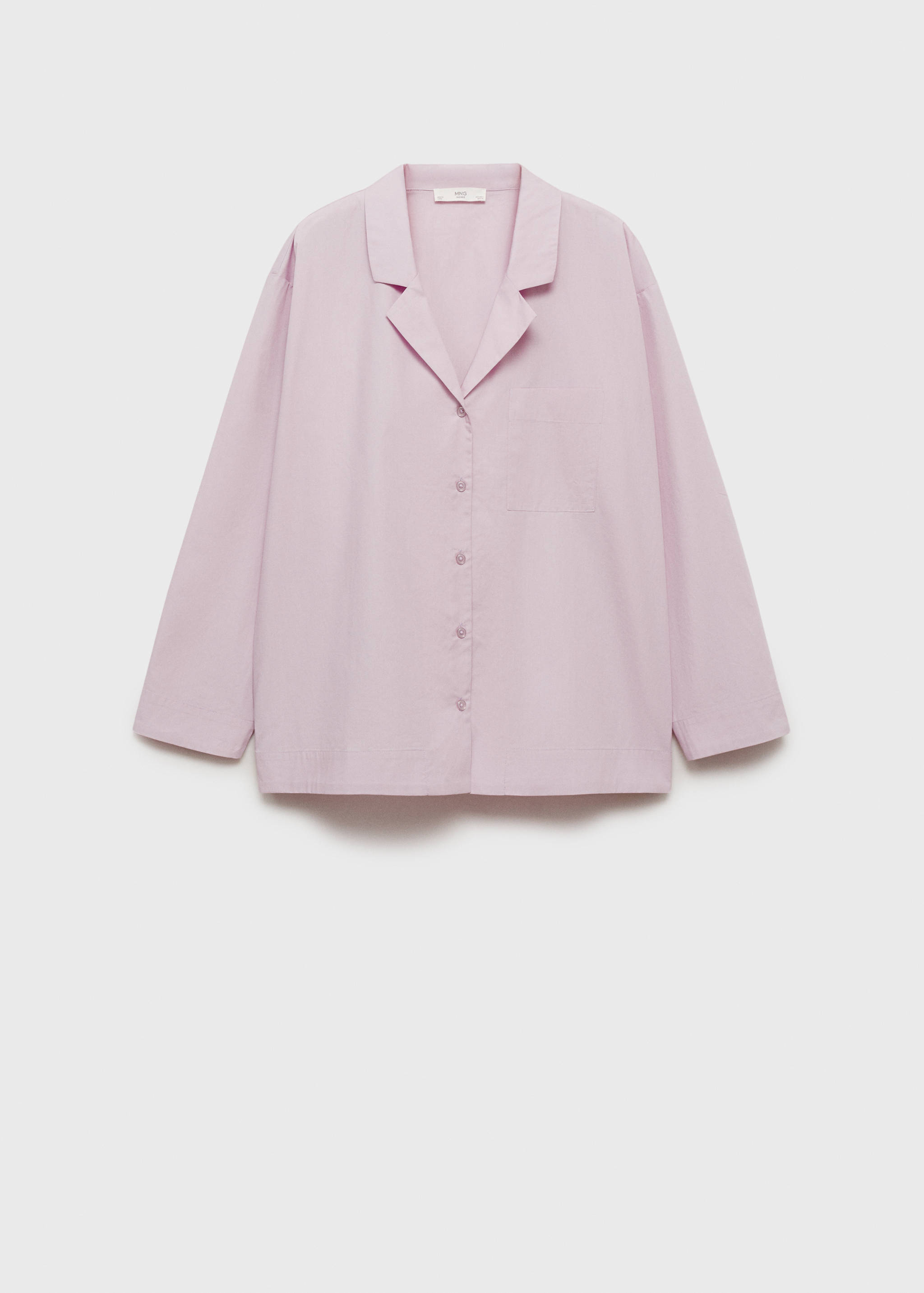 Garment-washed cotton shirt - Article without model
